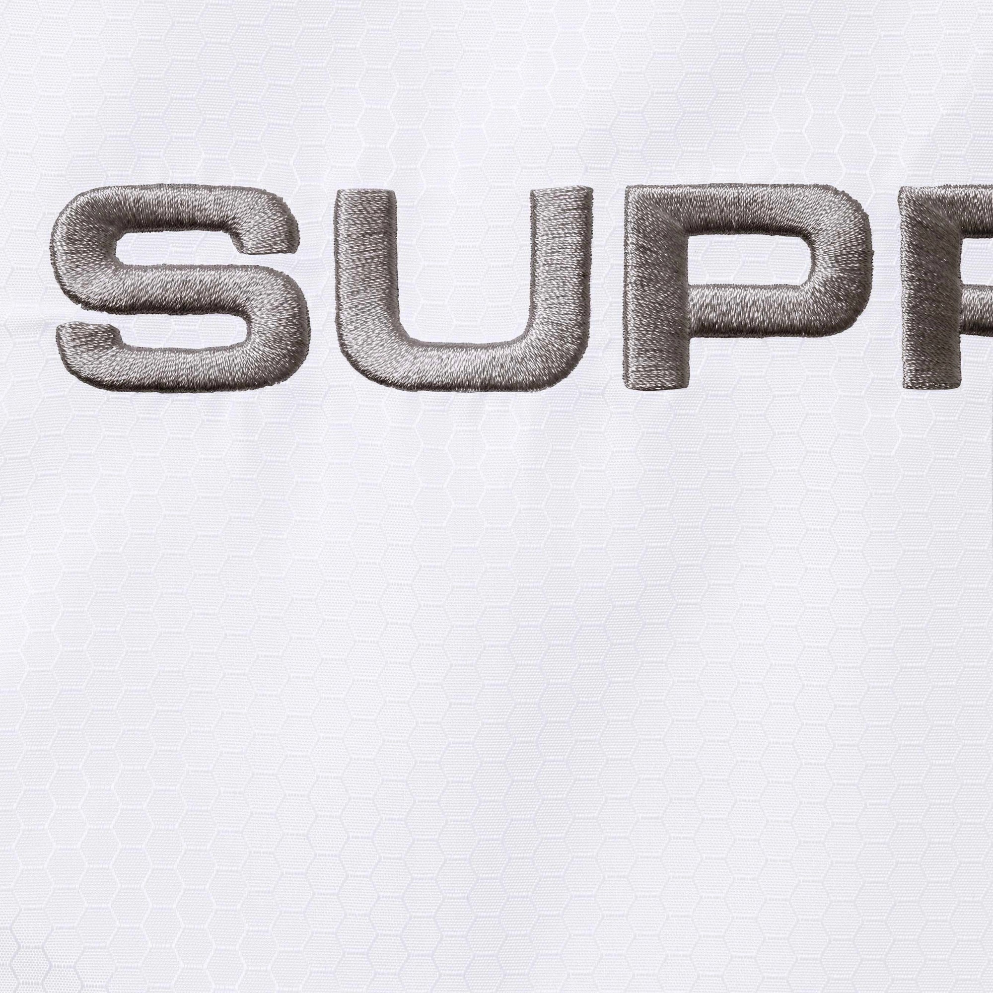 Supreme Reflective Piping Pullover White