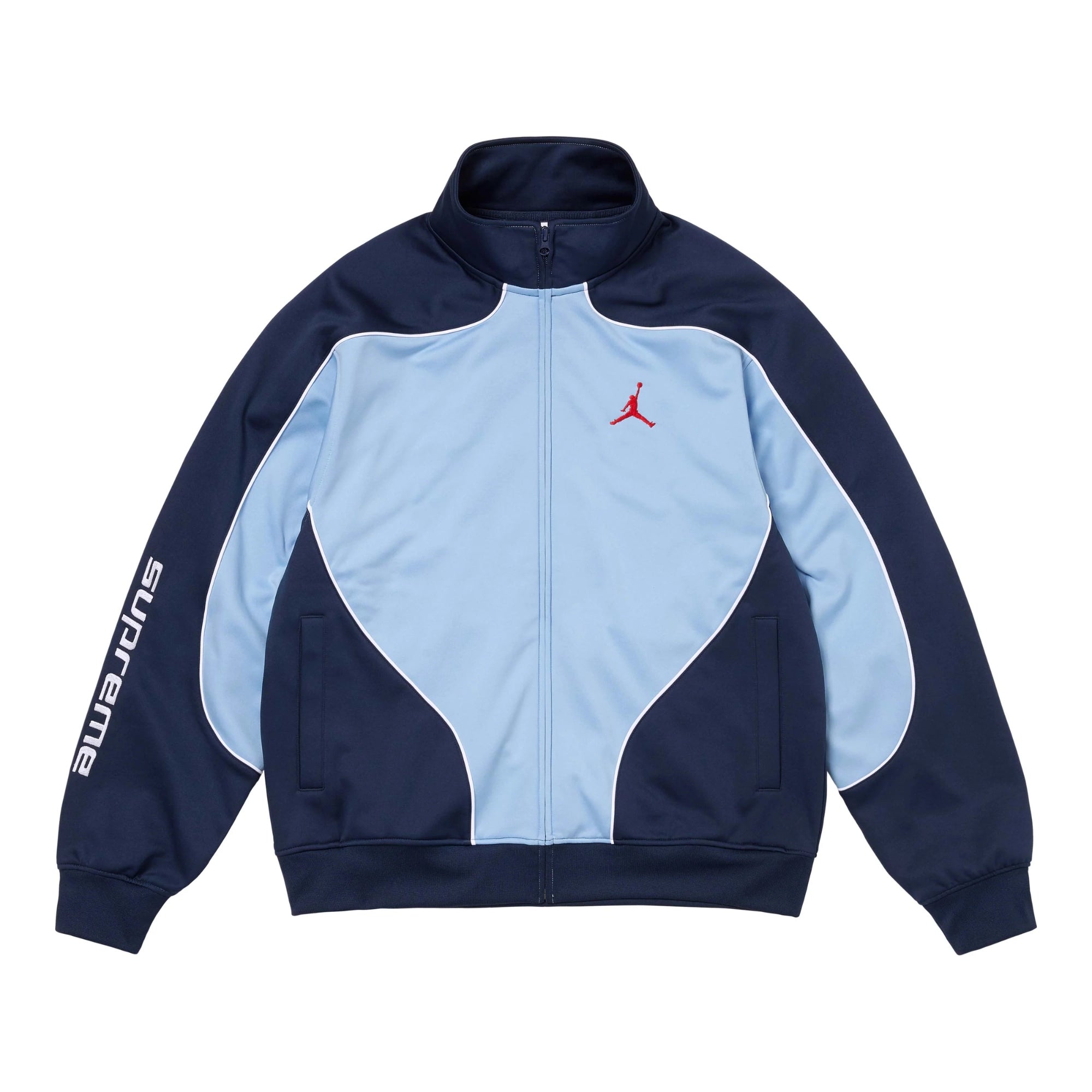 Supreme x Jordan Tricot Track セットアップ L Supreme Jordan Tricot Track Jacket Light Blue
