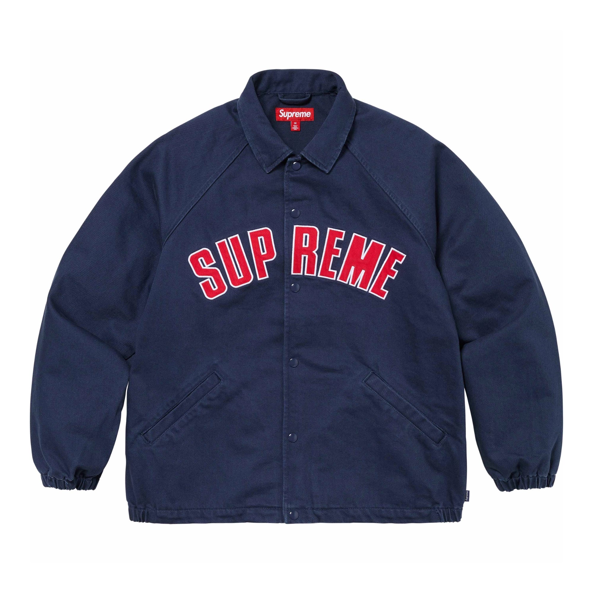 新品未使用 Supreme Arc Denim Coaches Jacket Supreme Arc Denim Coaches Jacket (SS24) - $178