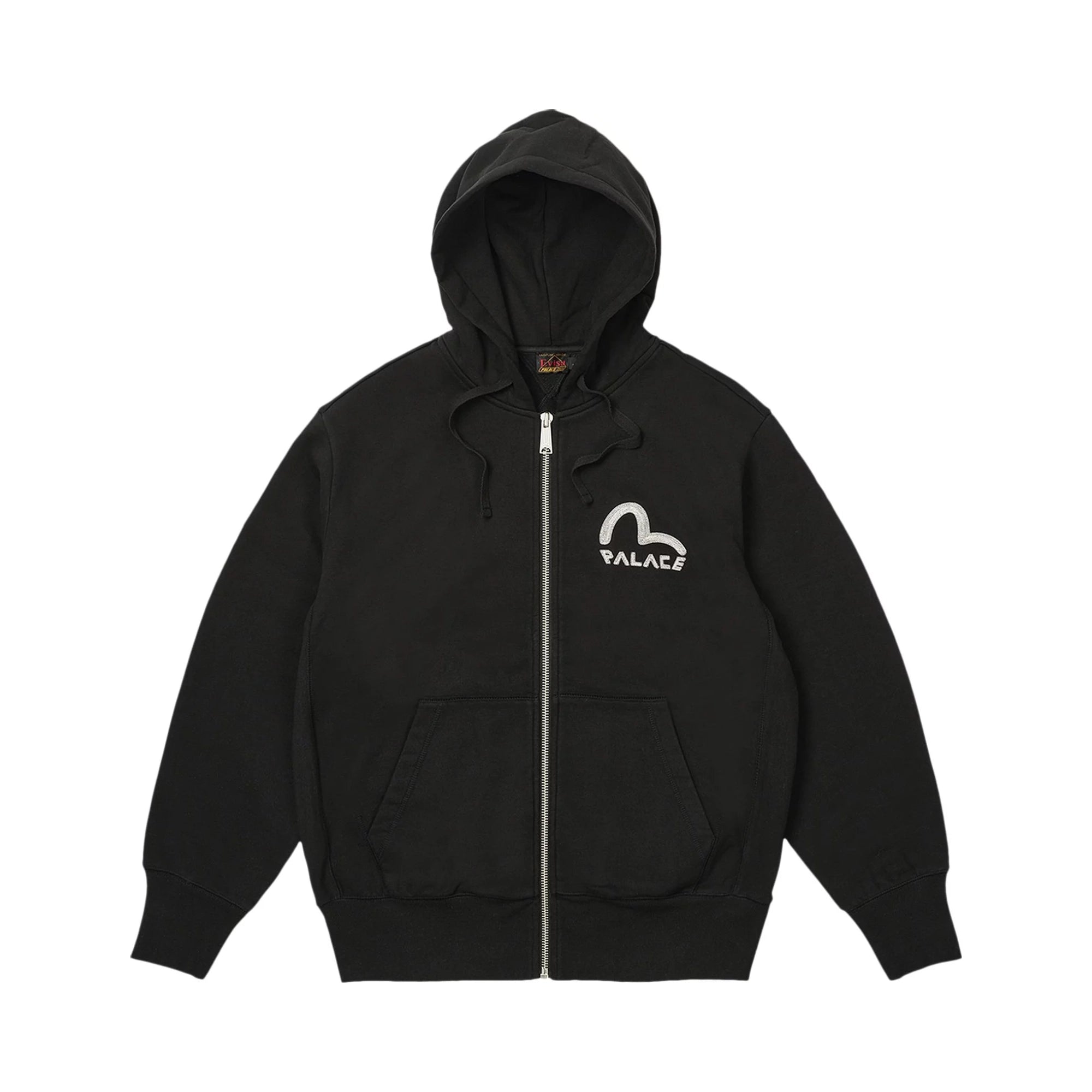 Palace x Evisu Zip Hood Black - Main Image