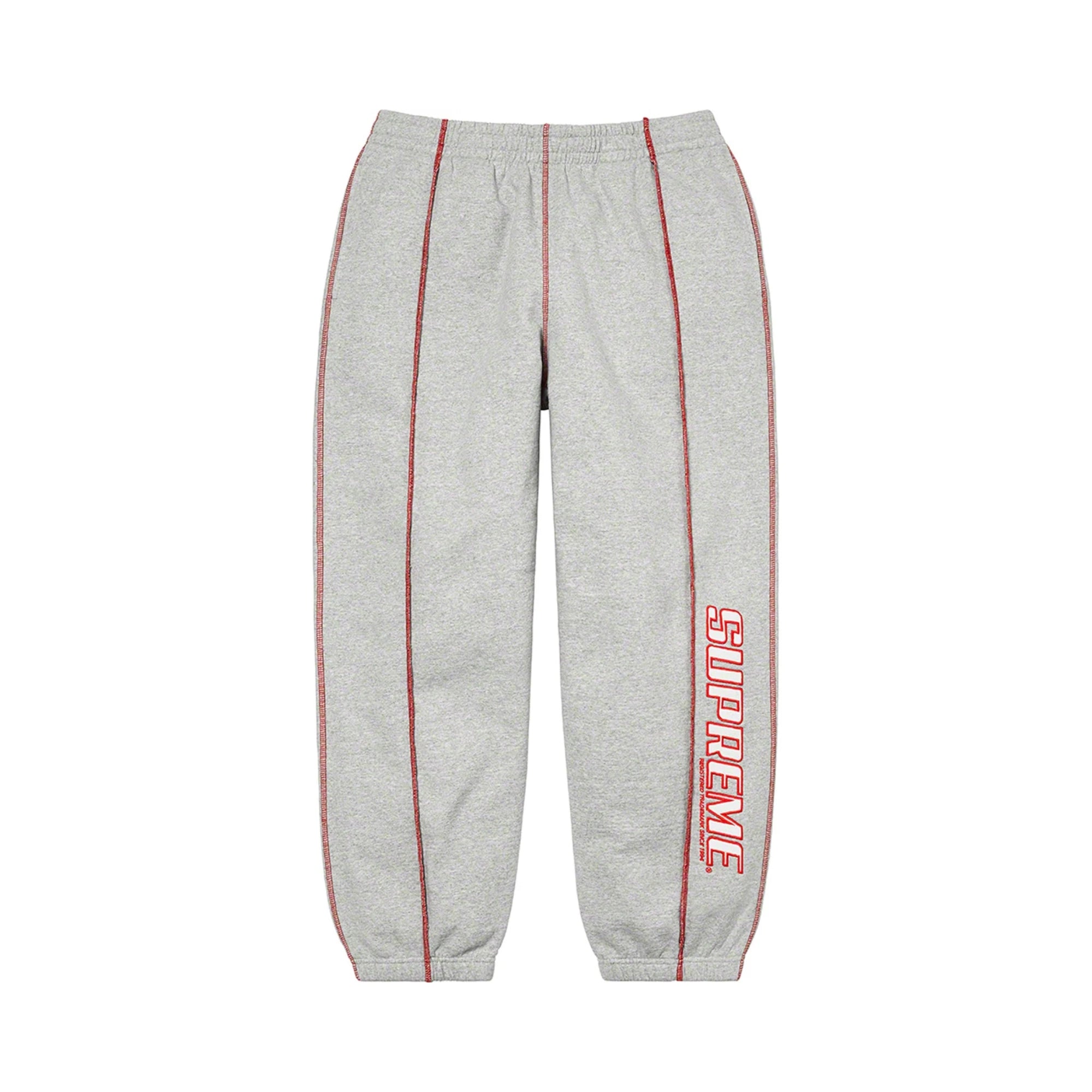 パンツ supreme Coverstitch pants S size Supreme Coverstitch Sweatpant Heather Gray