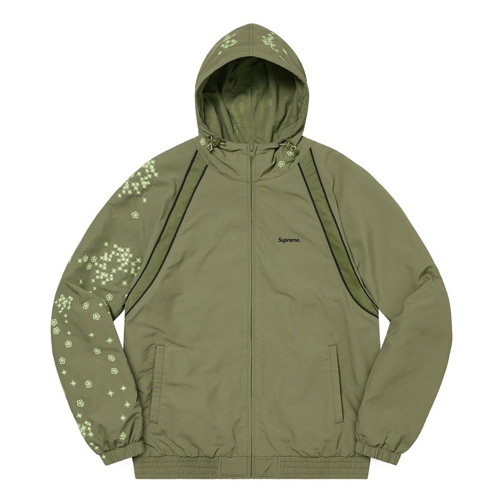 Supreme AOI Glow-in-the-Dark Track Jacket Olive
