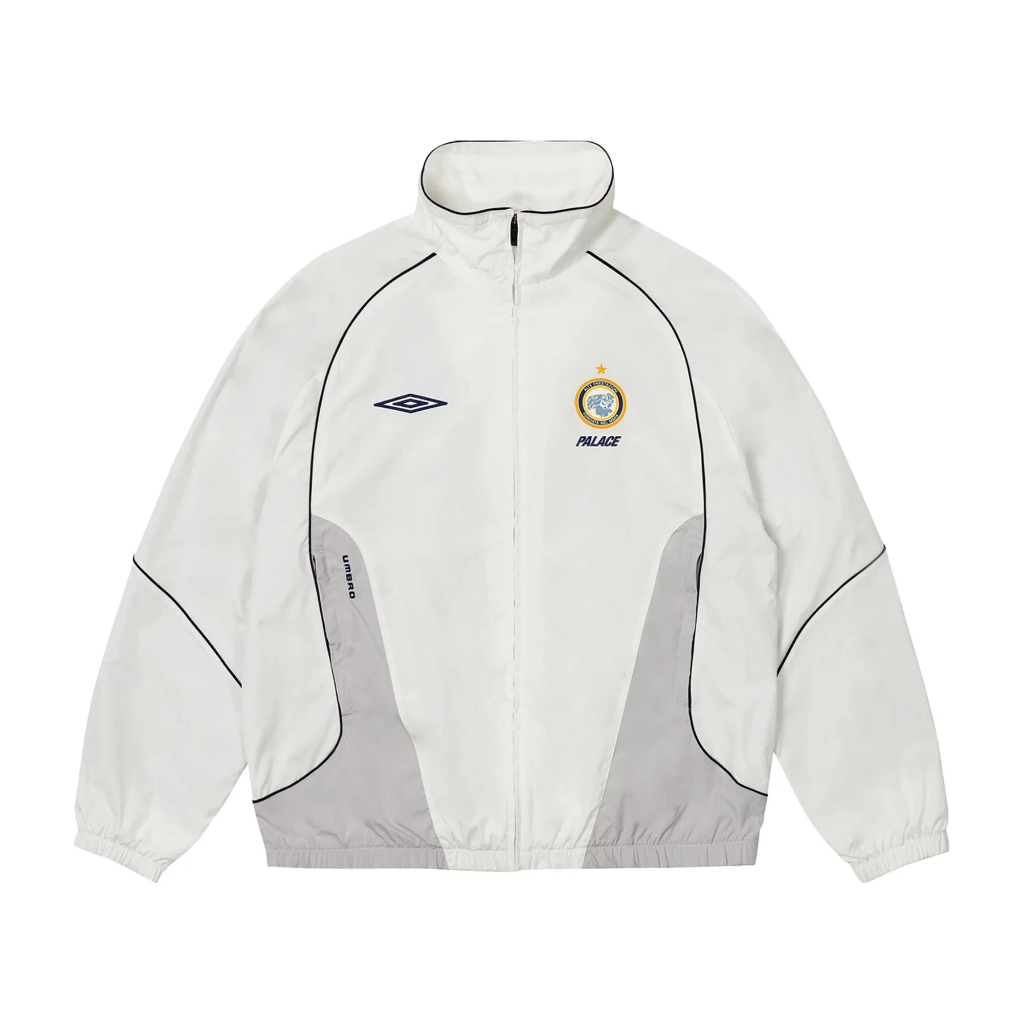 Palace x Umbro Training Track Jacket White - Main Image