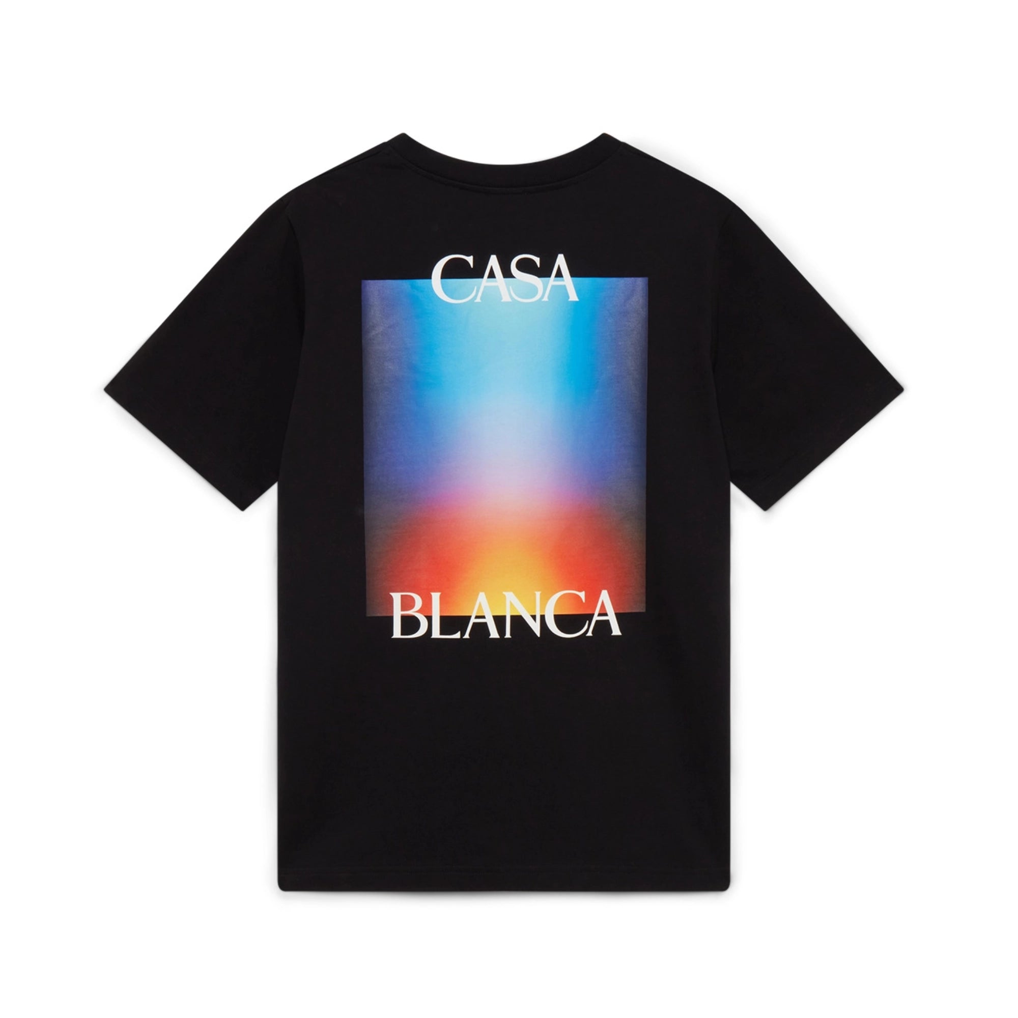 Casablanca Gradient Casa Logo T-Shirt Black