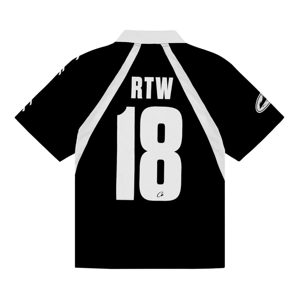 Corteiz Allstarz Football Jersey Black