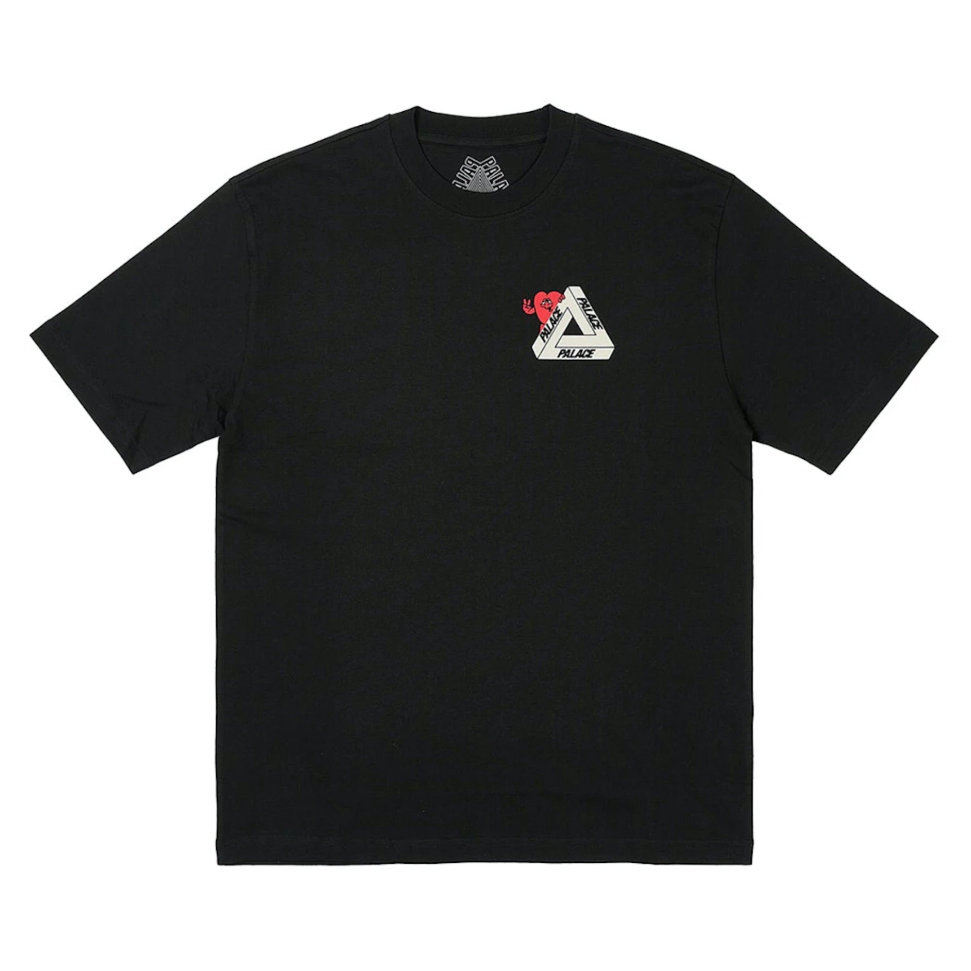 Palace Tri-Hearts T-shirt Black (S) - En stock