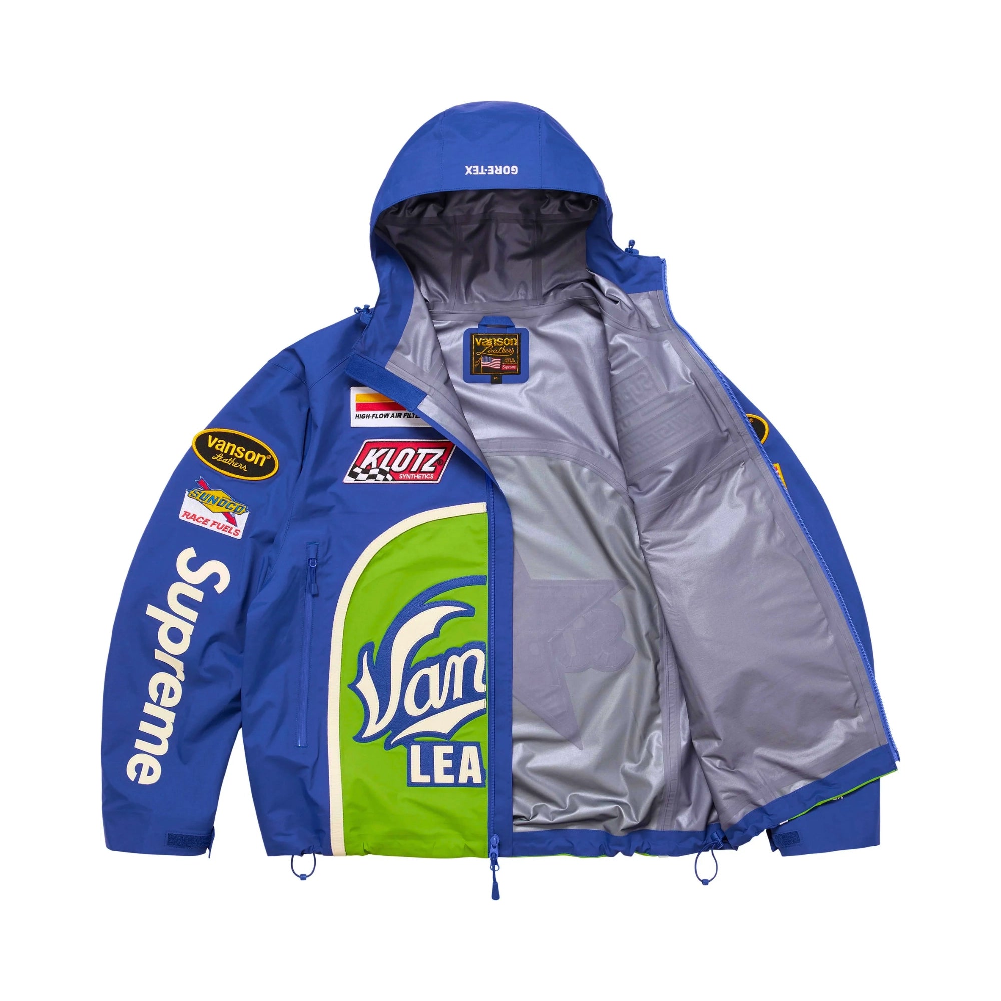 Supreme x Vanson Leathers GORE-TEX Shell Jacket Royal