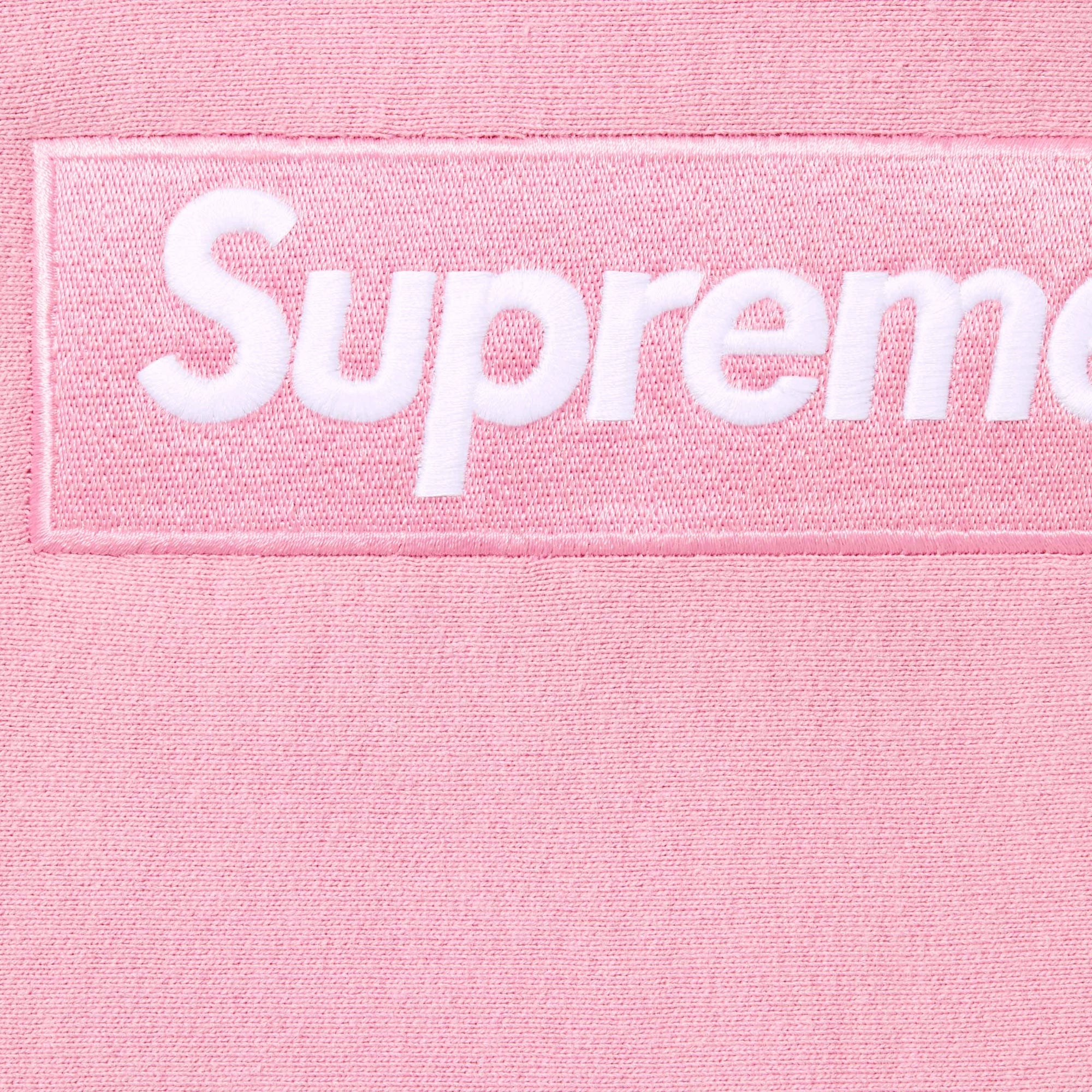 Supreme Box Logo Hooded Sweatshirt FW24 Dusty Pink