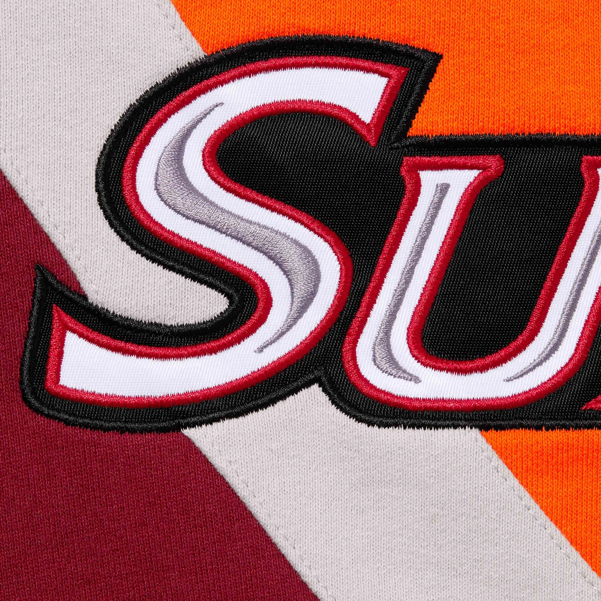 Supreme Equipé Half Zip Sweatshirt Dark Orange