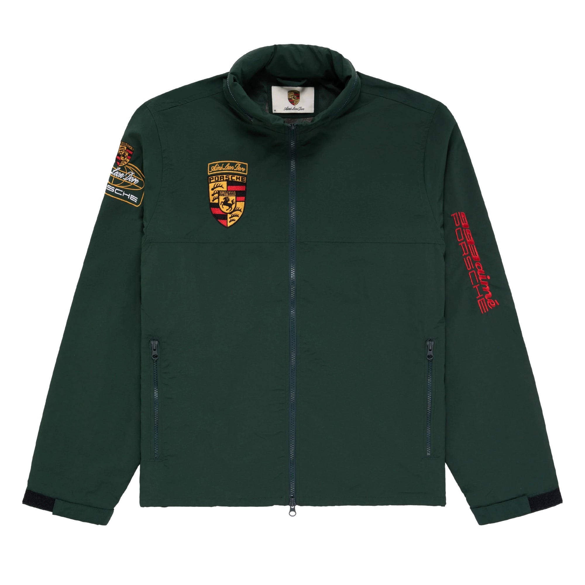 Aimé Leon Dore x Porsche 993 Turbo Nylon Track Jacket Green (M) - In stock