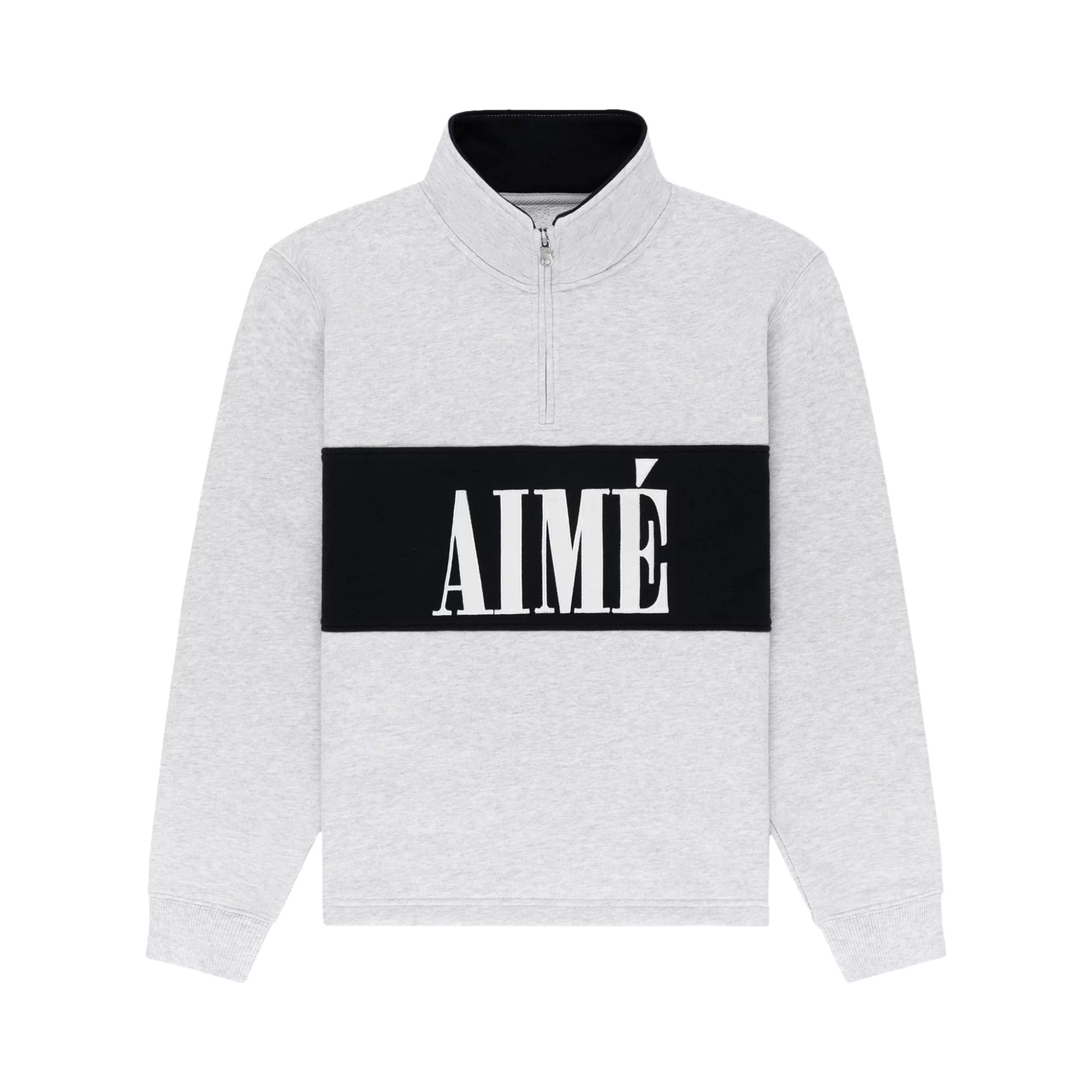 Aimé Leon Dore Quarter Zip Pullover Silver Mix Aimé Leon Dore Quarter Zip Pullover Silver Mix