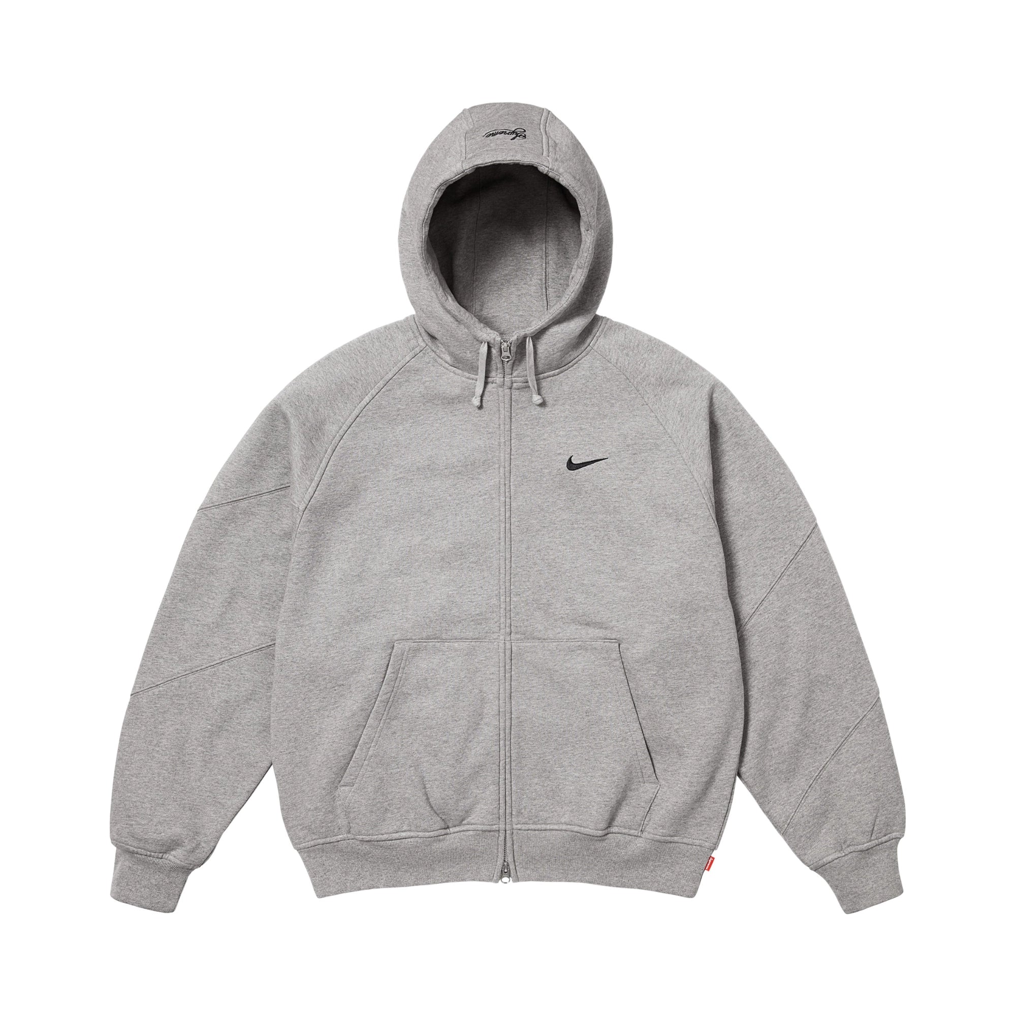 Supreme x Nike Zip Up Hooded Sweatshirt (SS25) Gray