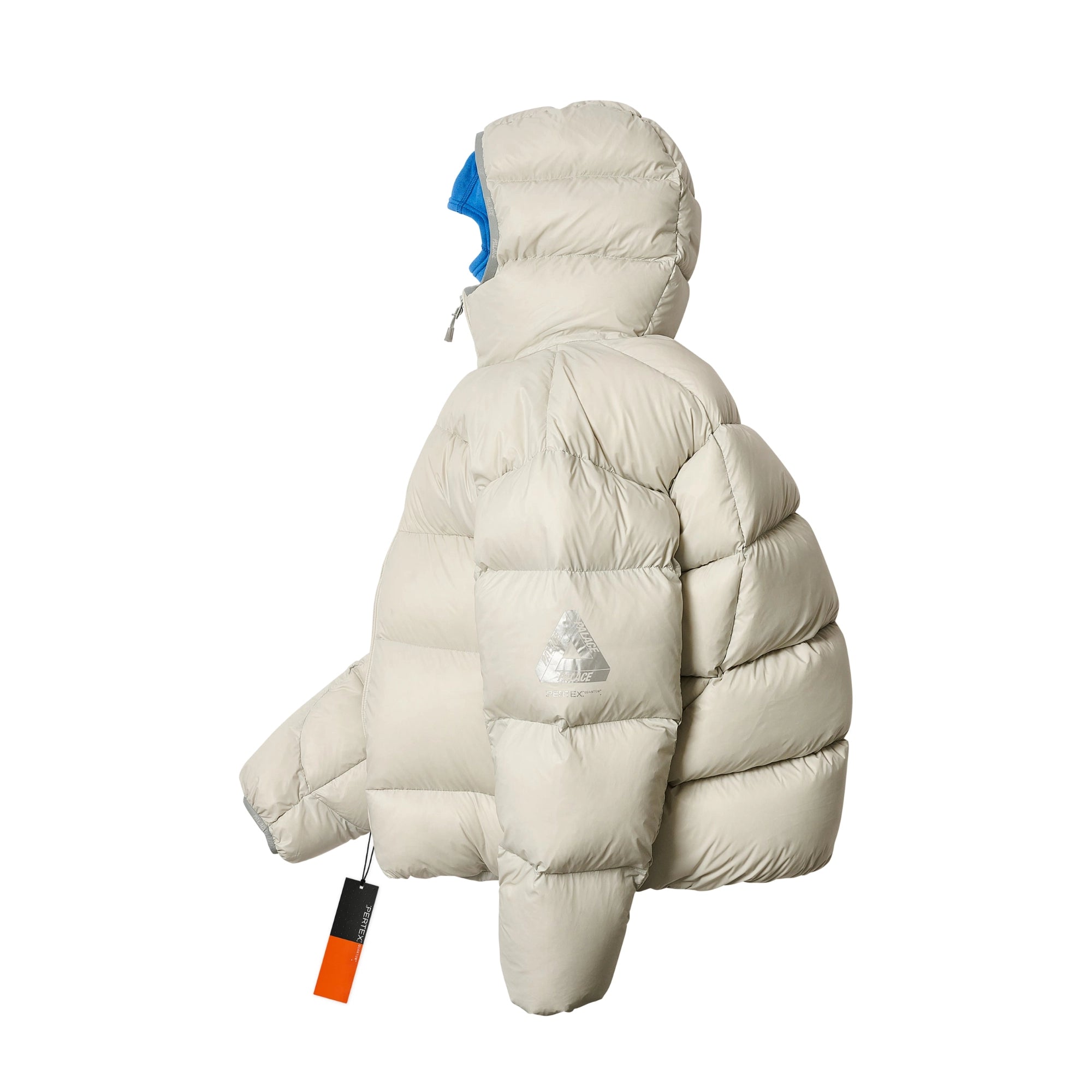 Palace PERTEX Opaque Balaclava Puffa Concrete Grey