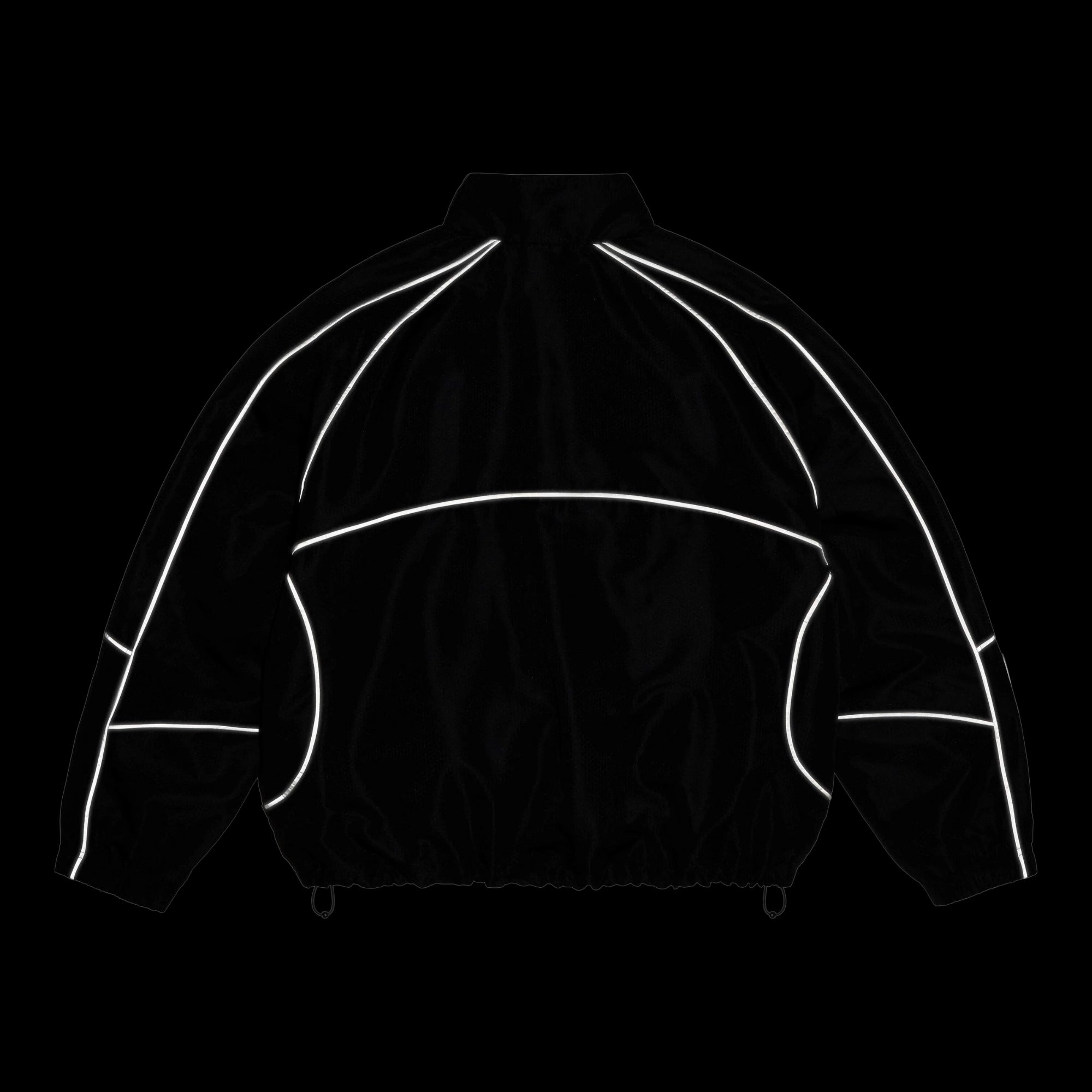 Supreme Reflective Piping Pullover Black