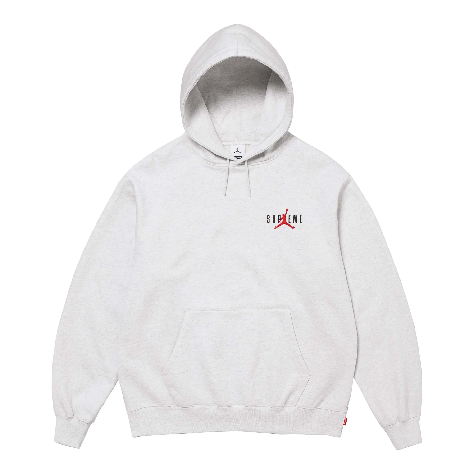 トップス Supreme x Jordan Hooded Sweatshirt Gray Supreme x Jordan Hooded Sweatshirt Ash Gray