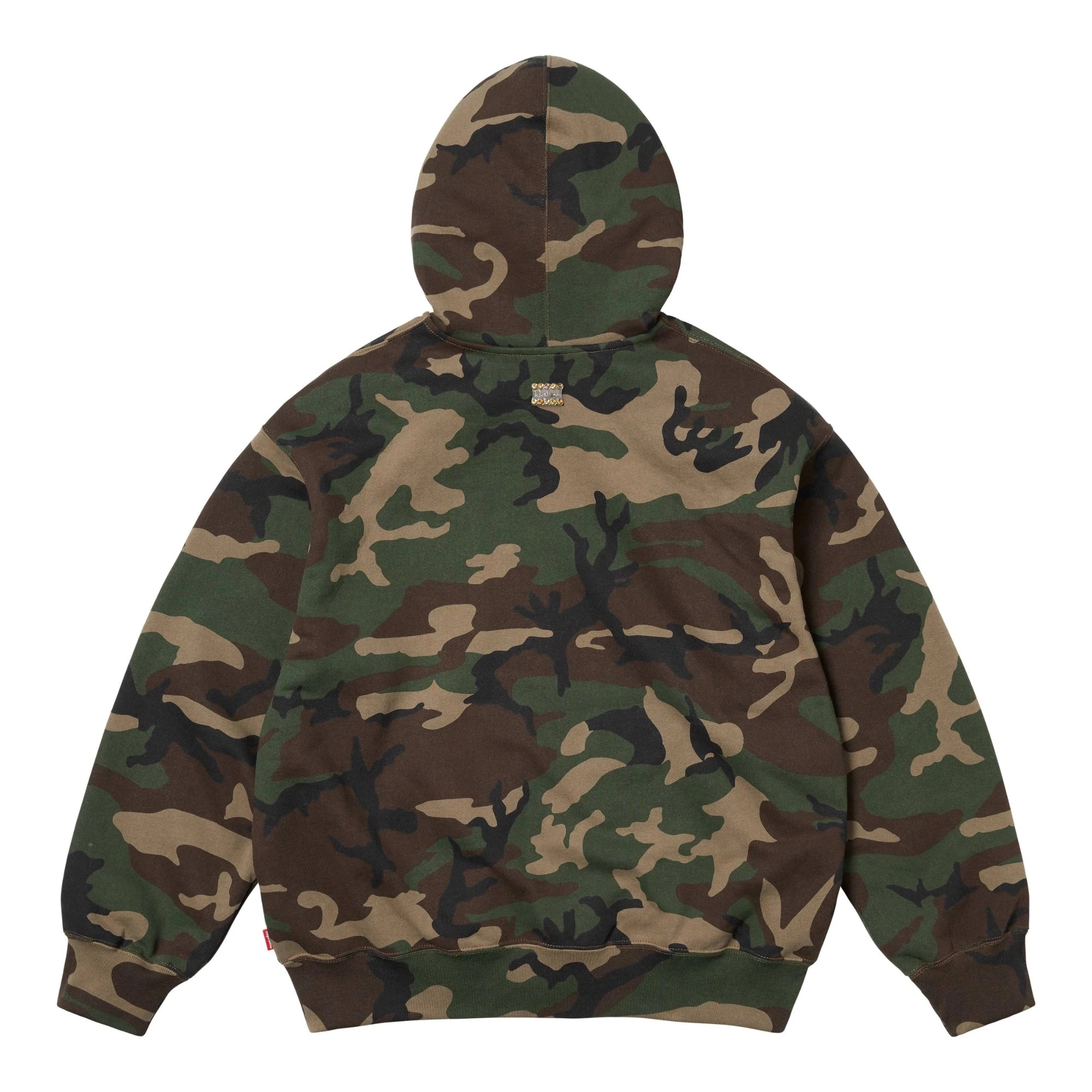 Supreme x B.B. Simon Zip Up Hooded Sweatshirt Woodland Camo