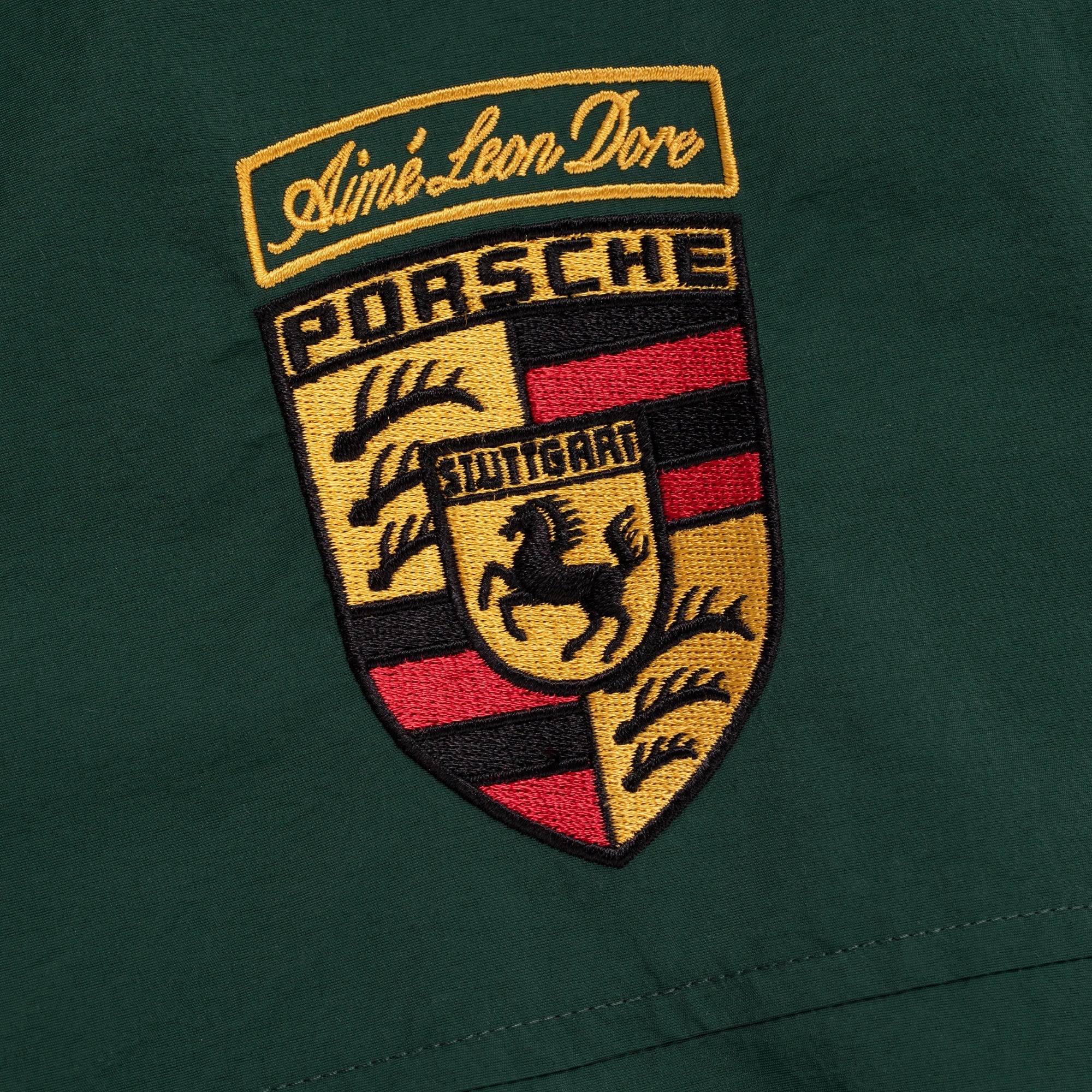 Aimé Leon Dore x Porsche 993 Turbo Nylon Track Jacket Green (M) - In stock