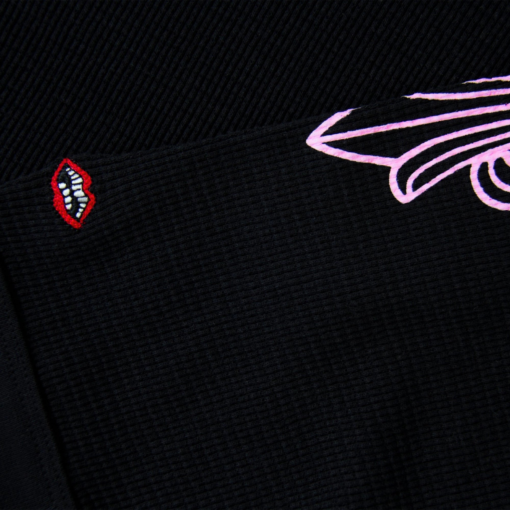 Chrome Hearts Matty Boy Shoulder Logo L/ST Shirt Black/Pink