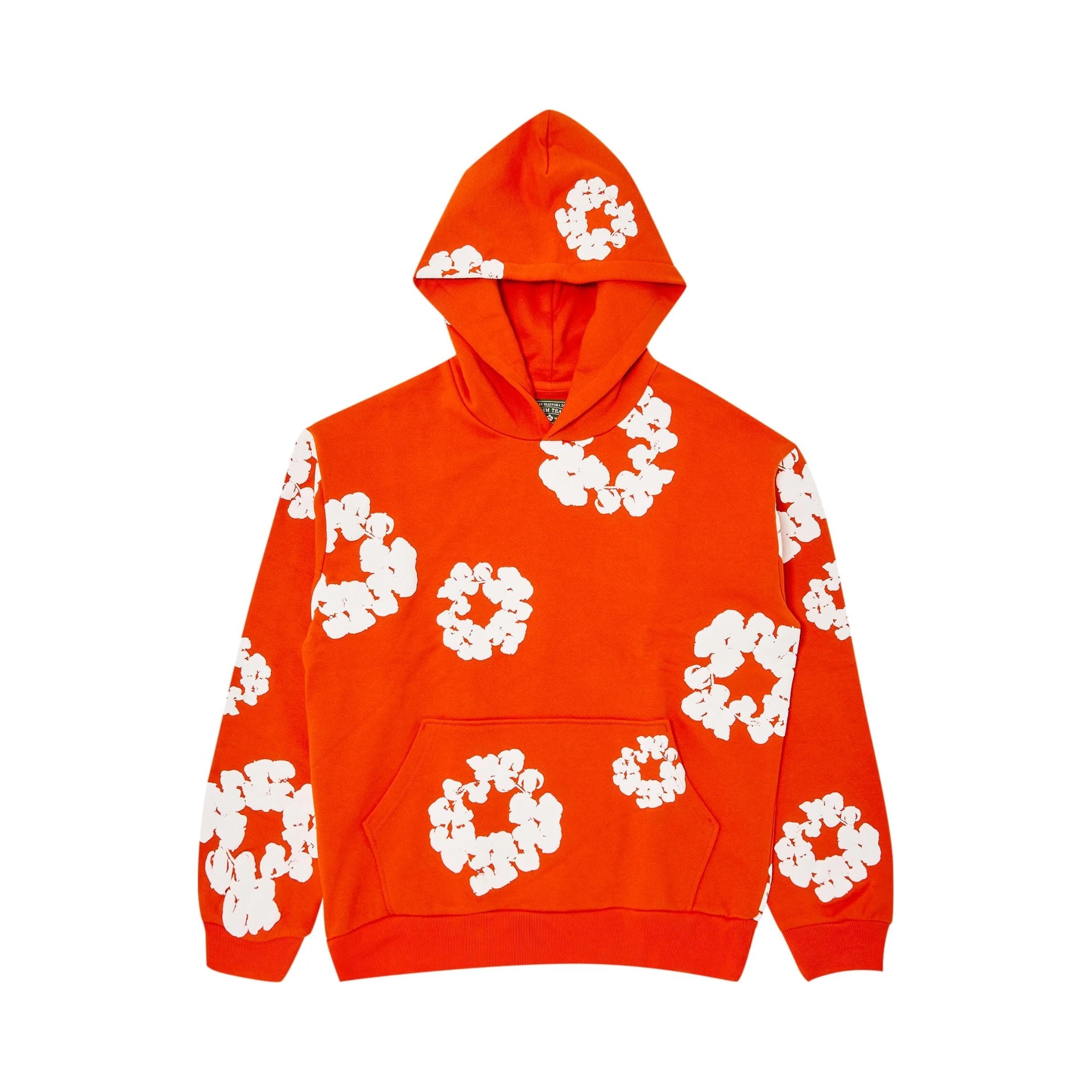 Denim Tears The Cotton Wreath Sweatshirt Orange Denim Tears The Cotton Wreath Sweatshirt Orange