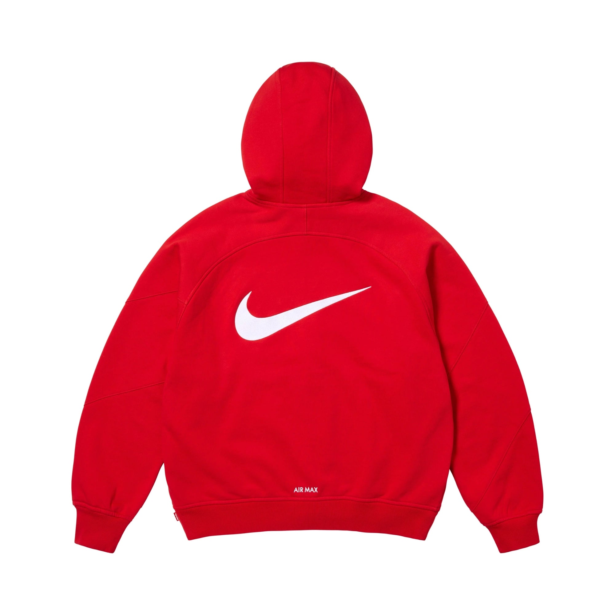 Supreme x Nike Zip Up Hooded Sweatshirt Red