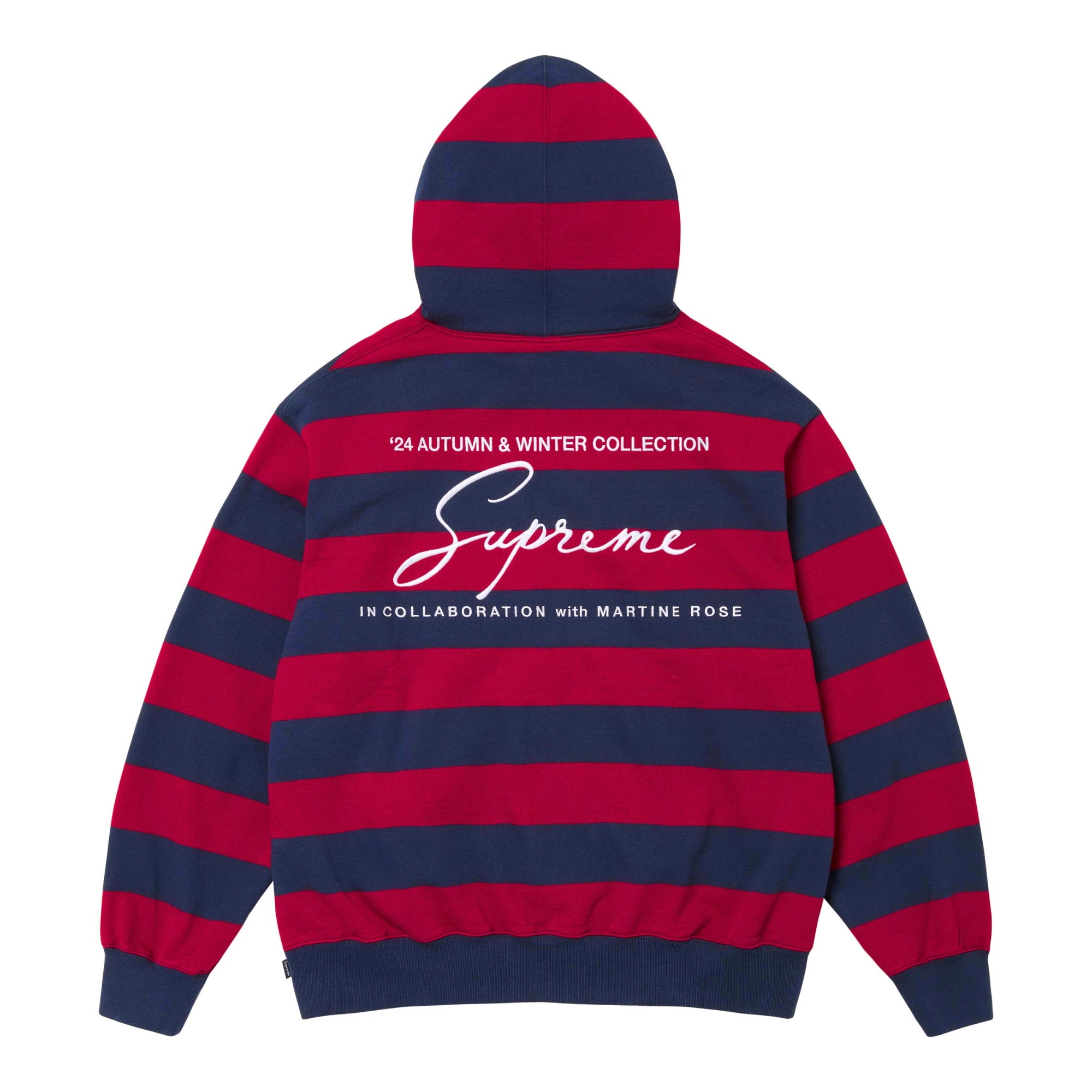 Supreme x Martine Rose Hooded Sweatshirt Stripe