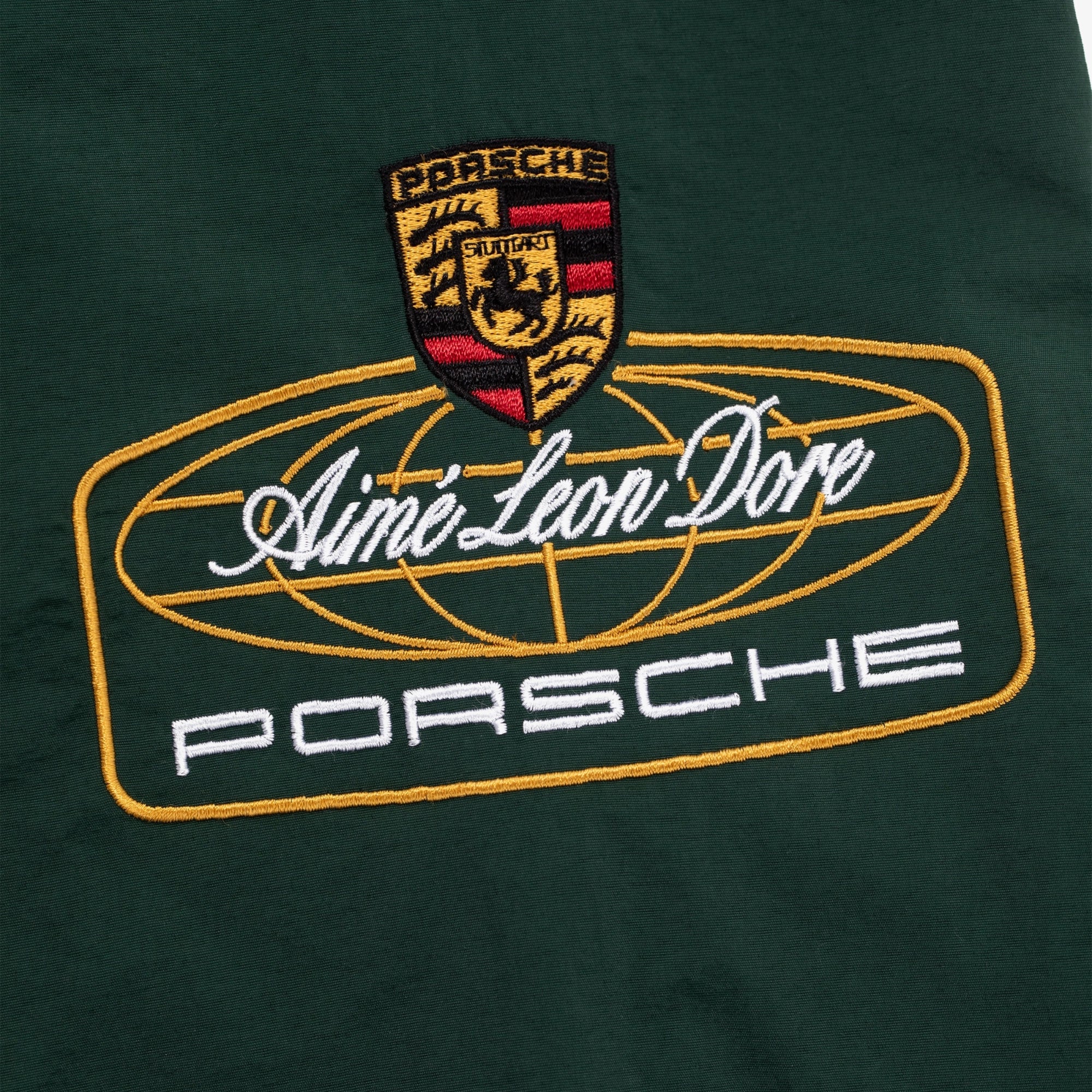 Aimé Leon Dore x Porsche 993 Turbo Nylon Track Jacket Green (M) - In stock