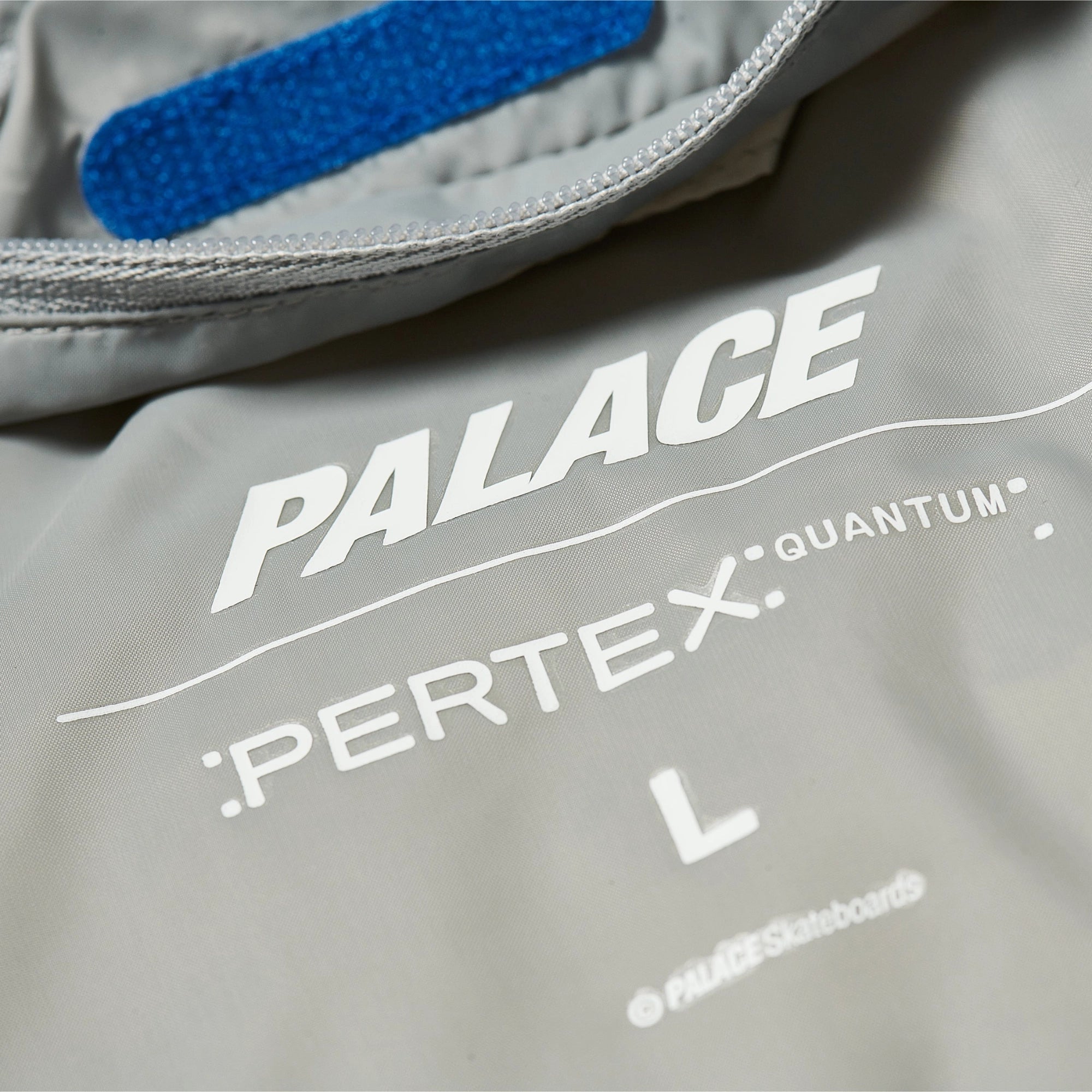 Palace PERTEX Opaque Balaclava Puffa Concrete Grey