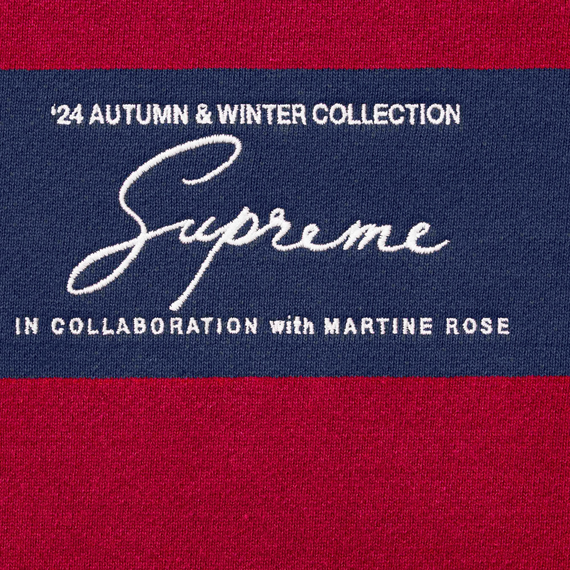 Supreme x Martine Rose Hooded Sweatshirt Stripe