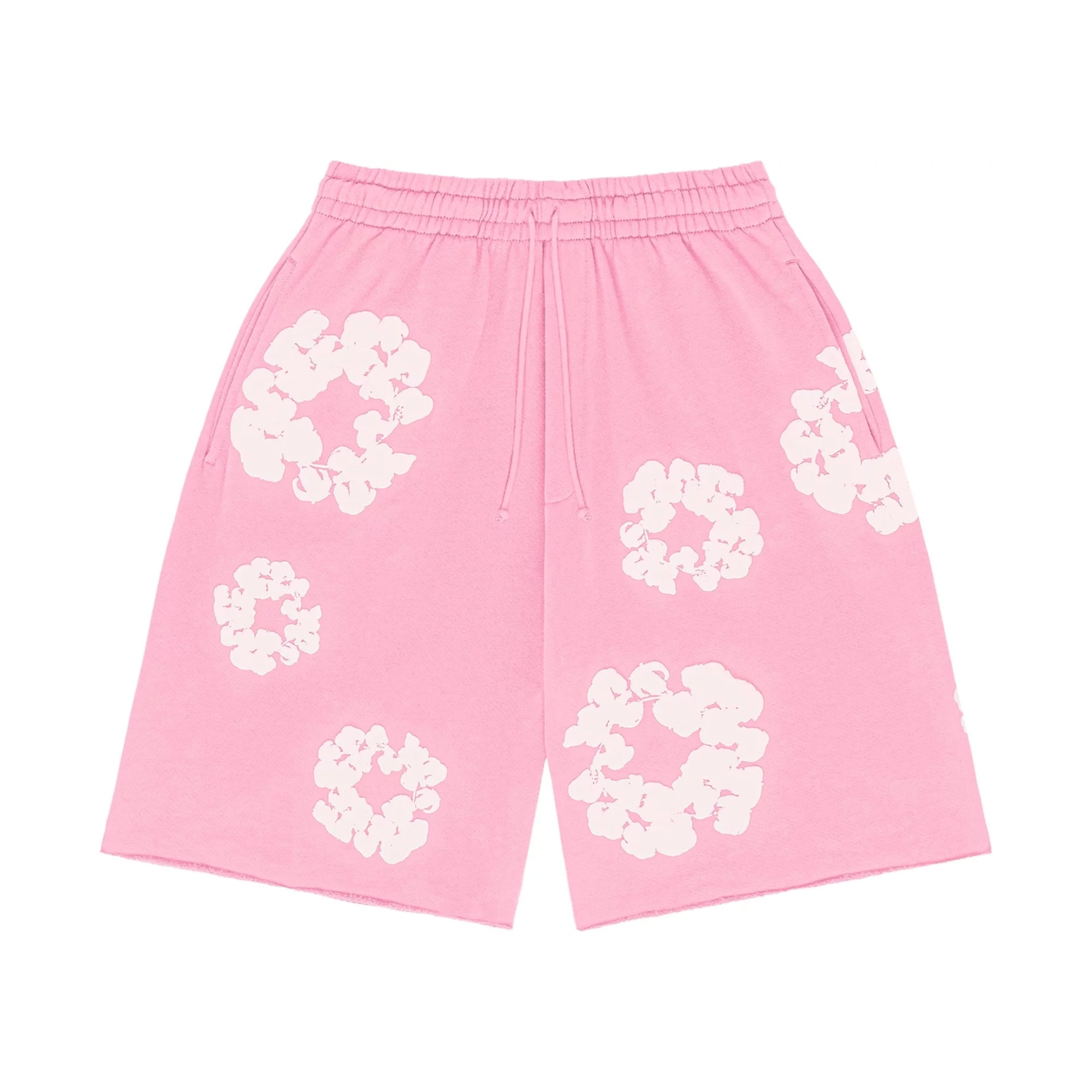 Denim Tears The Cotton Wreath Shorts Pink Denim Tears The Cotton Wreath Shorts Pink