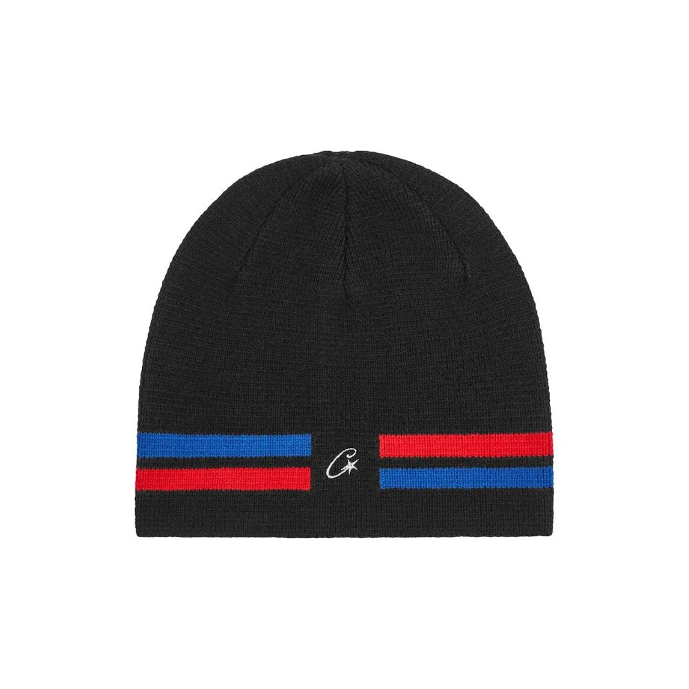 Corteiz VVS Beanie Black/Red/Blue