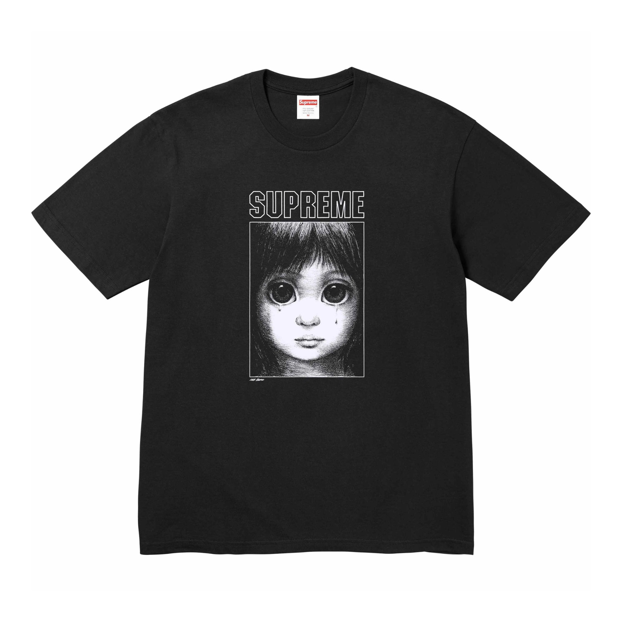 Supreme Margaret Keane Teardrop Tee Black Supreme Margaret Keane Teardrop Tee Black
