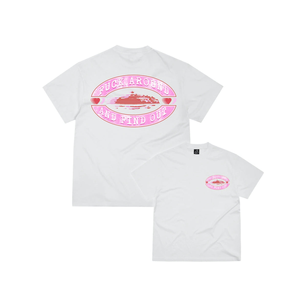 T-shirt Corteiz Saint-Valentin - Blanc - Taille S - Coton - Neuf Avec Étiquettes