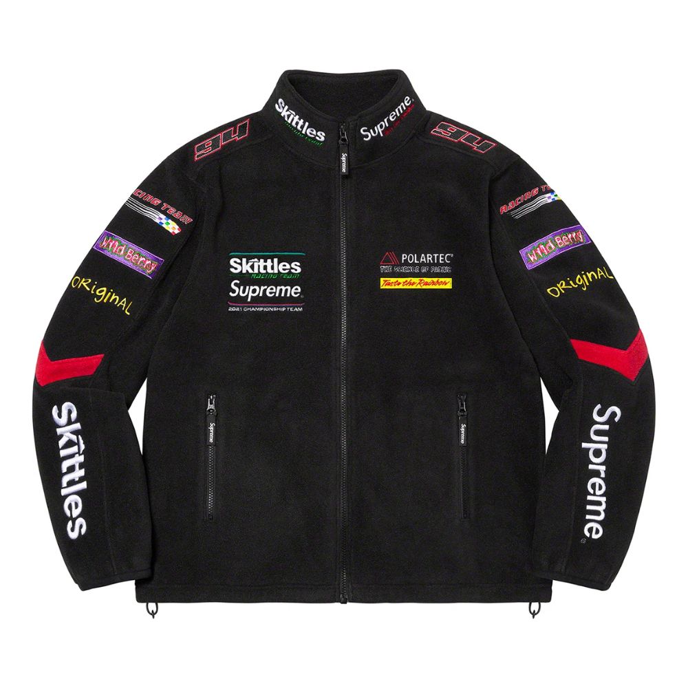 Supreme Skittles Polartec Jacket Black