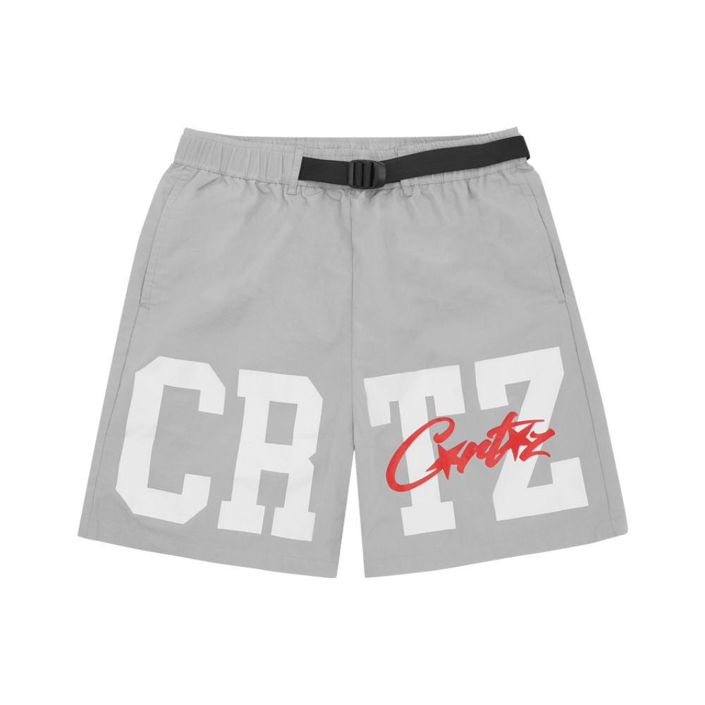 Corteiz CRTZ Nylon Shorts Gray