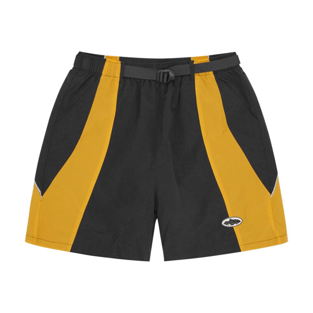 Corteiz Spring Shorts Black/Yellow