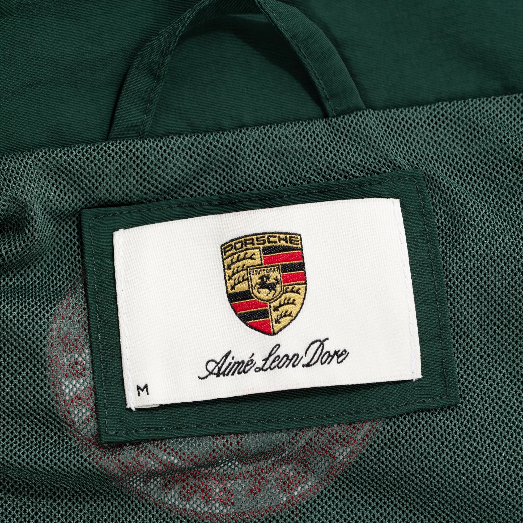 Aimé Leon Dore x Porsche 993 Turbo Nylon Track Jacket Green (M) - In stock