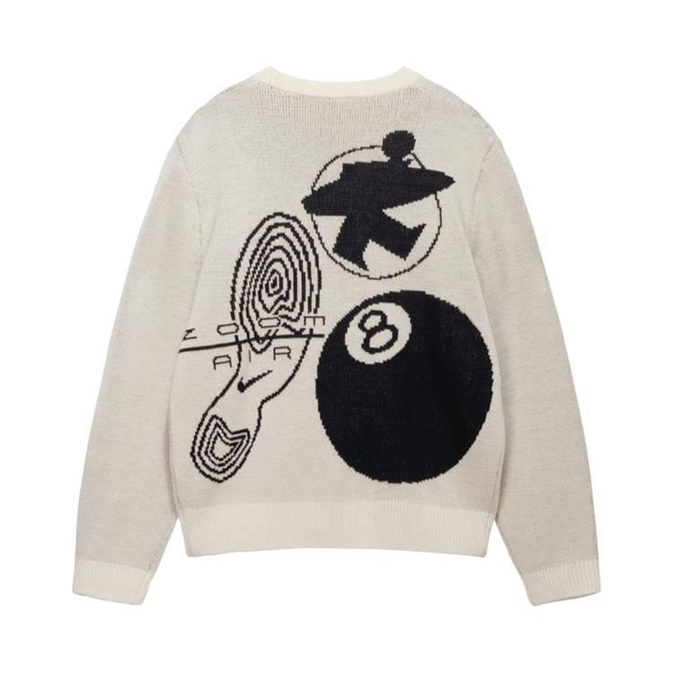 Stussy Nike Icon Knit Sweater Natural