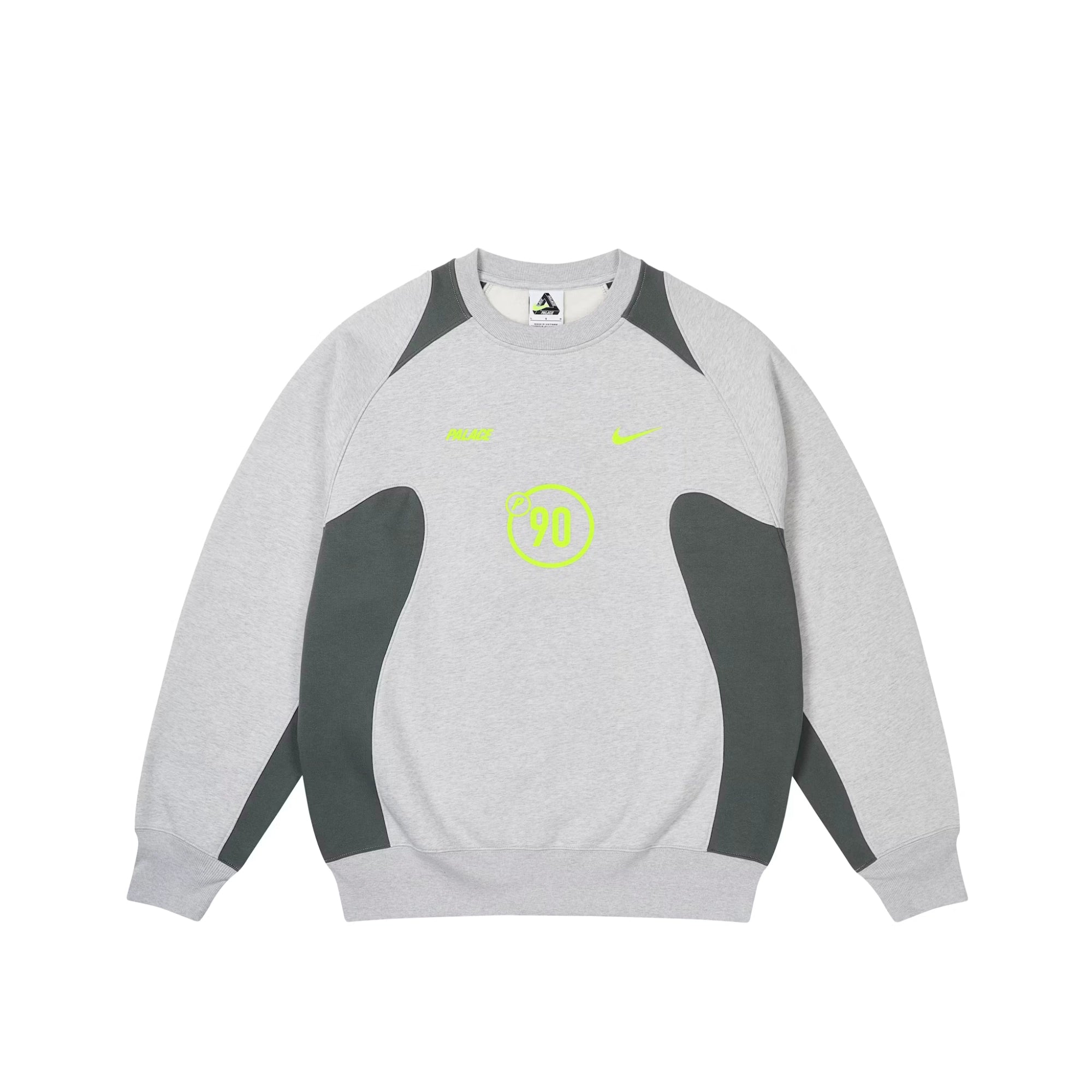 Palace x Nike Total P90 Crew Grey Marl