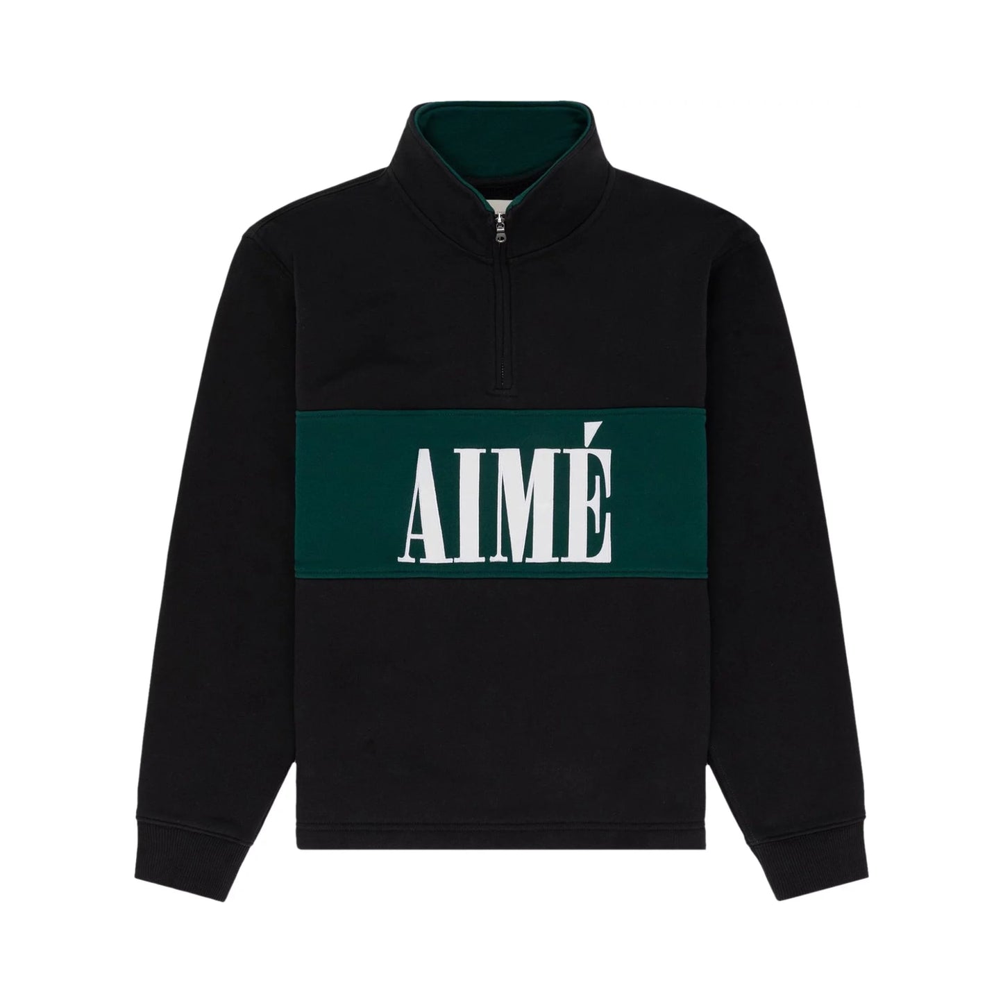 Aimé Leon Dore Quarter Zip Pullover Jet Black