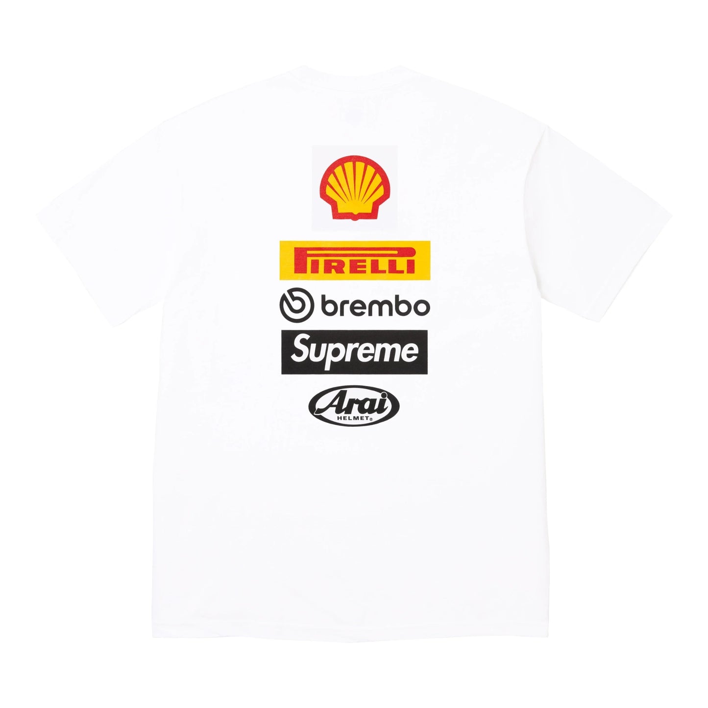 Supreme x Ducati Logos Tee White