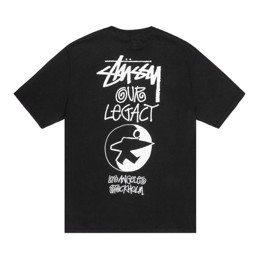 Stussy x Our Legacy Ol Surfman Pigment Dyed Tee Black