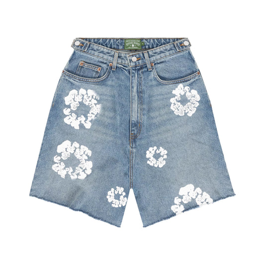 Denim Tears Wreath Jean Short Light Wash