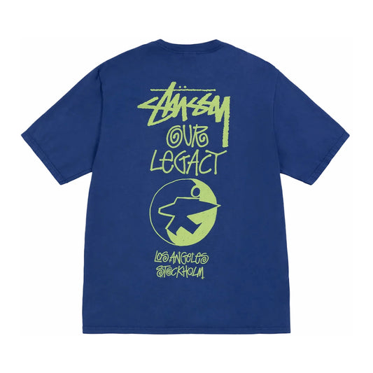 Stussy x Our Legacy Ol Surfman Pigment Dyed Tee Blueberry