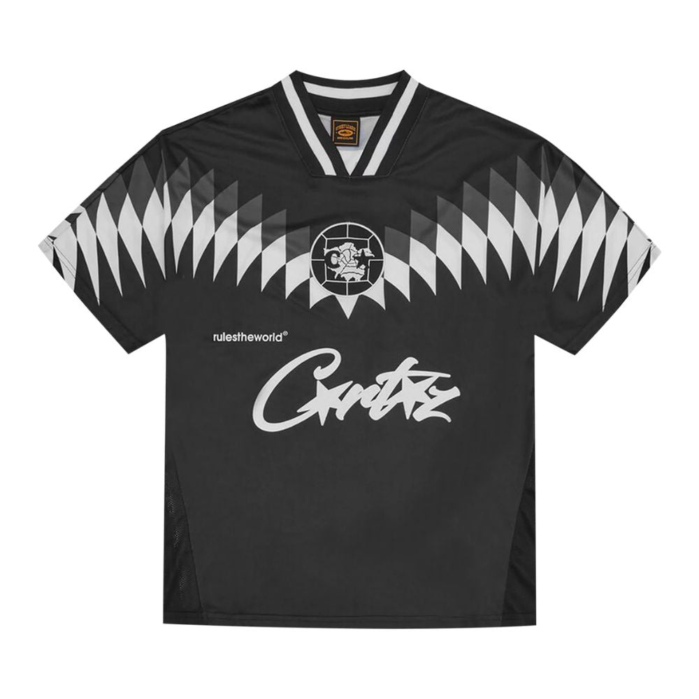 Corteiz Club RTW Football Jersey Black