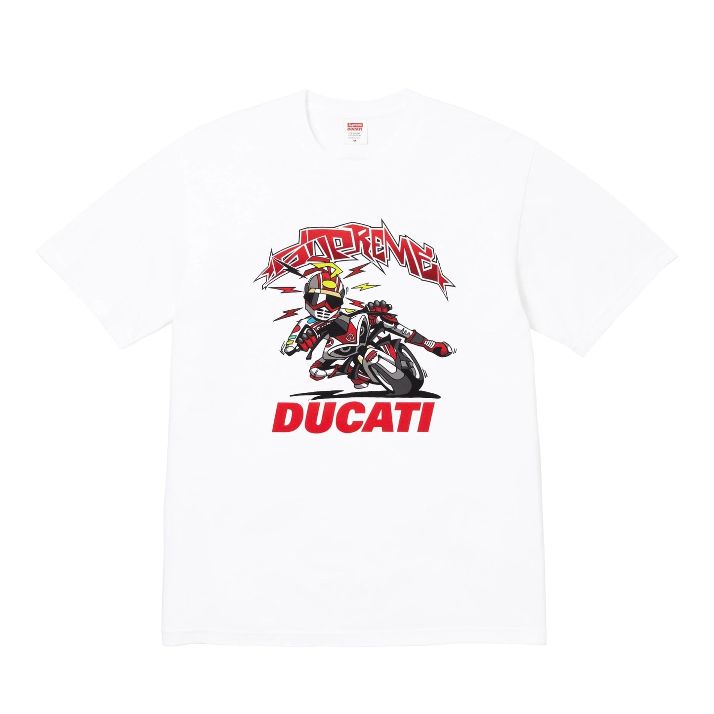 Supreme x Ducati Bike Tee White