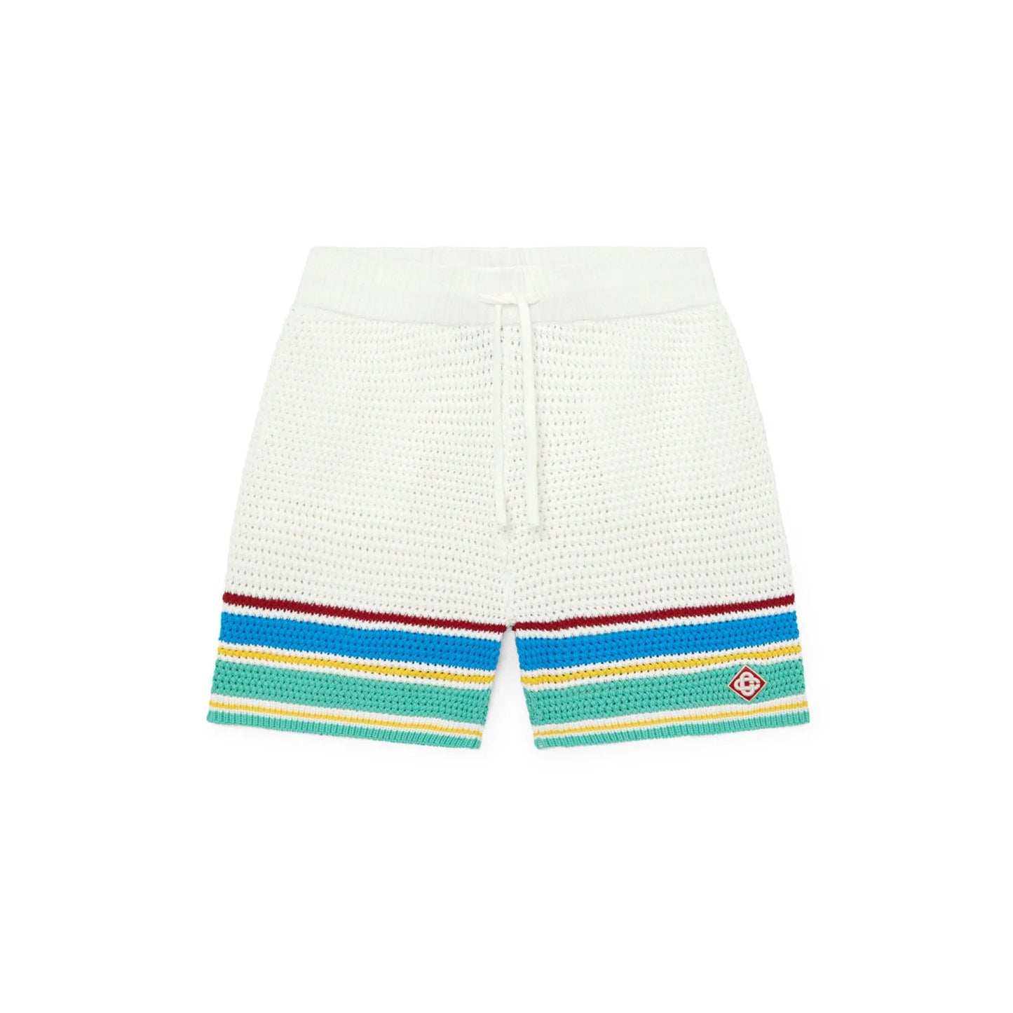 Casablanca Crochet Tennis Shorts