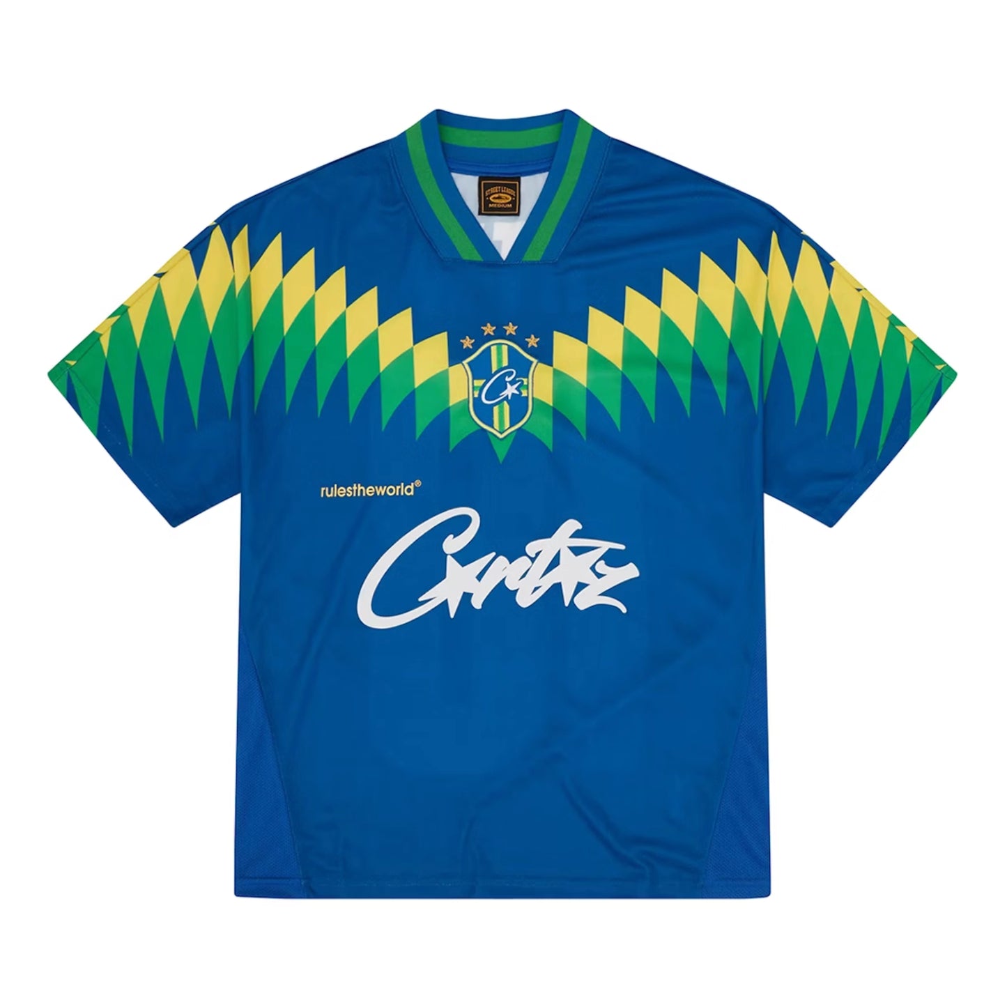 Corteiz Club America Jersey Brasil Blue