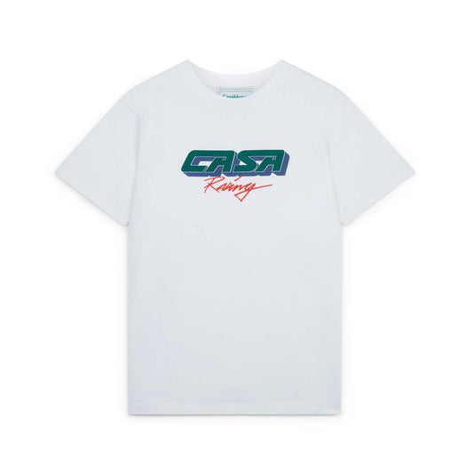 Casablanca Casa Racing 3D Oversized T-Shirt White