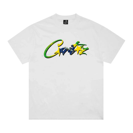 Corteiz Brasil Tee *New Blank* White