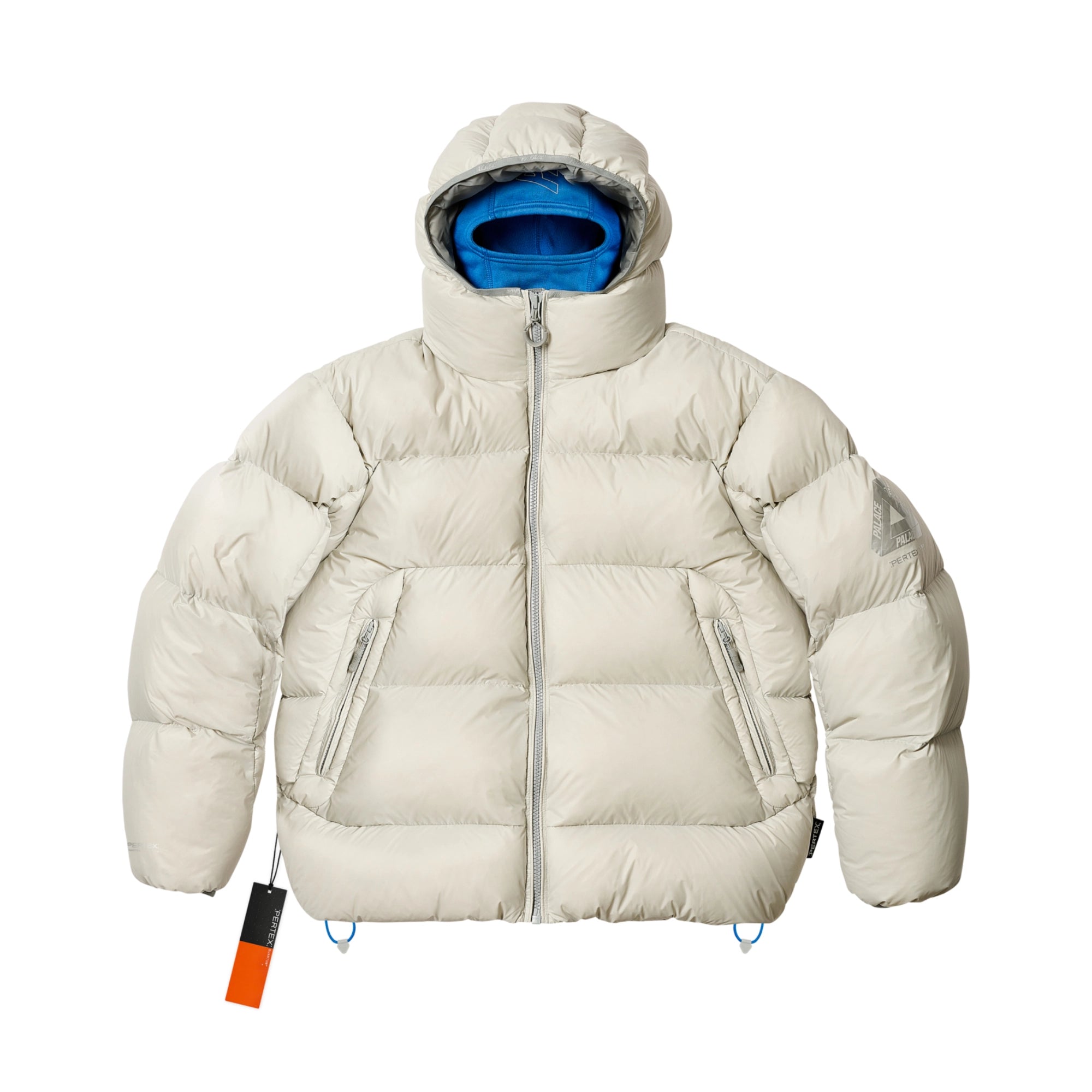 Palace PERTEX Opaque Balaclava Puffa Concrete Grey